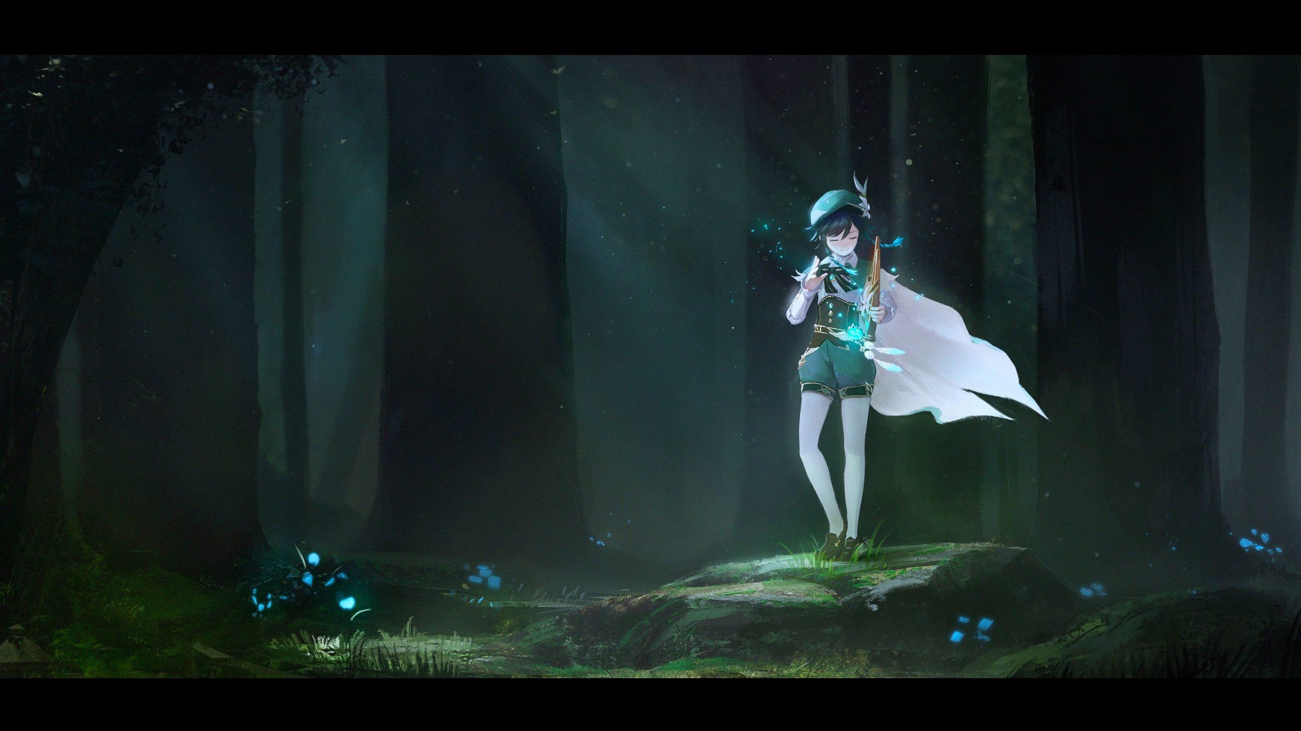 2560x1440 Venti Genshin Impact