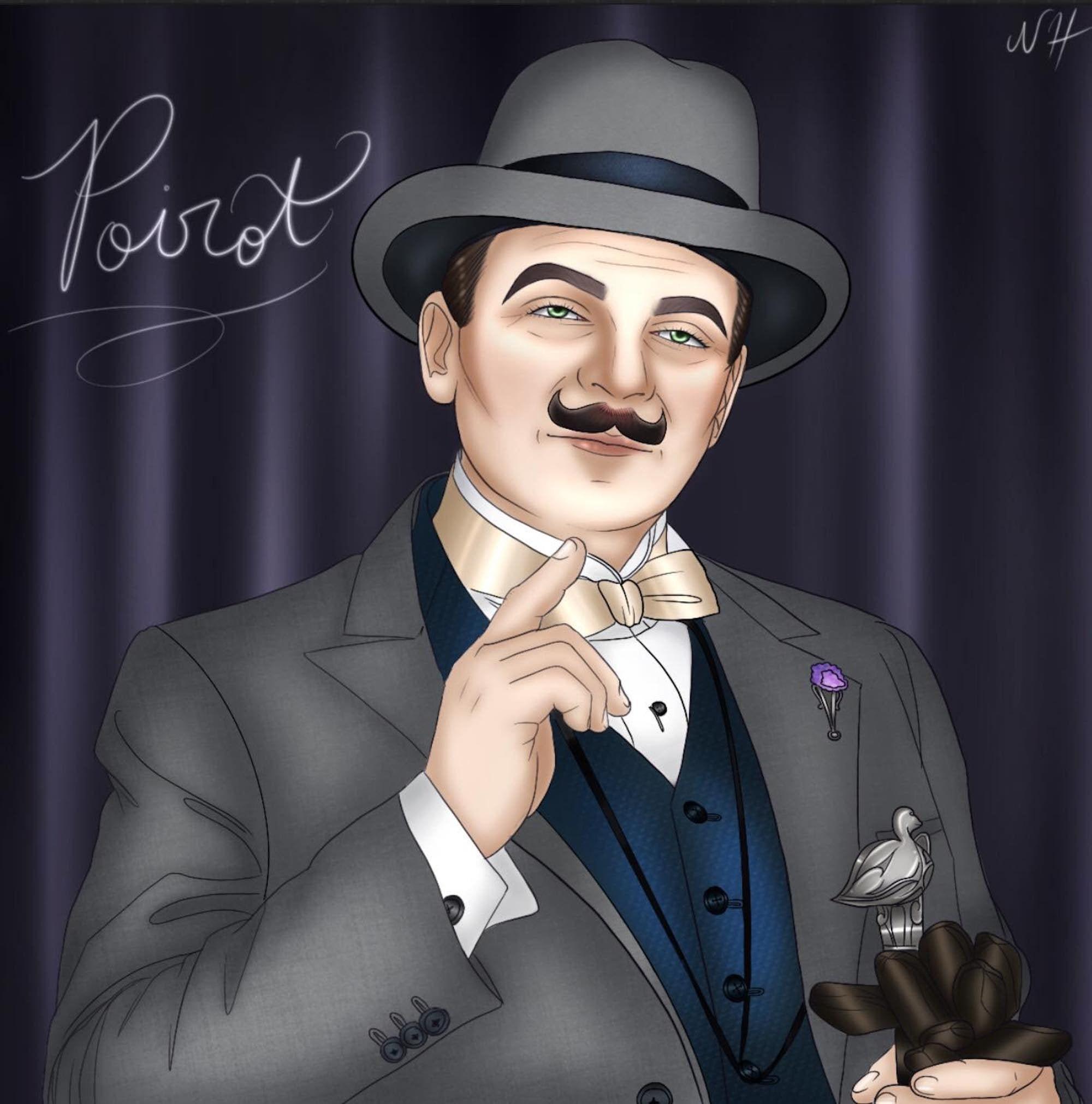 2000x2022 Hercule Poirot Portrait