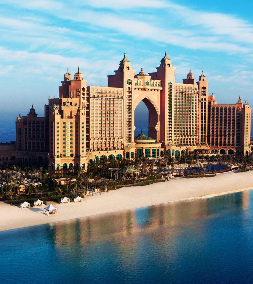 854x960 The wallpaper of Atlantis, majestic Dubai hotel situated on Palm Jumeirah