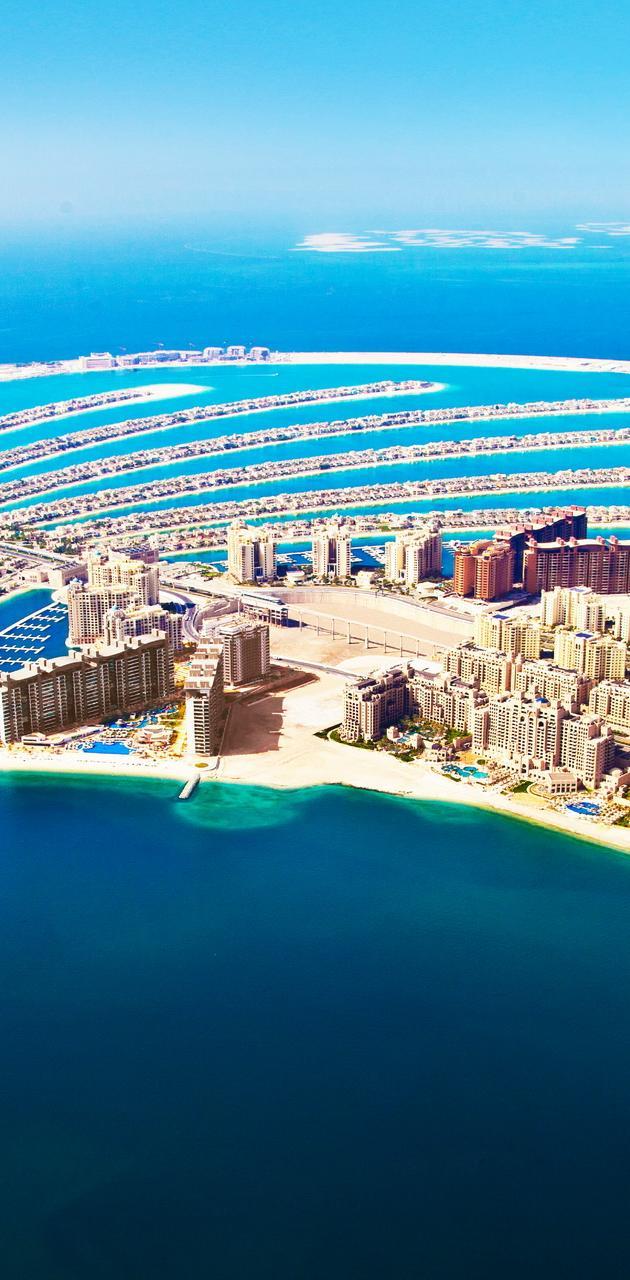 630x1280 Palm Island Dubai wallpaper