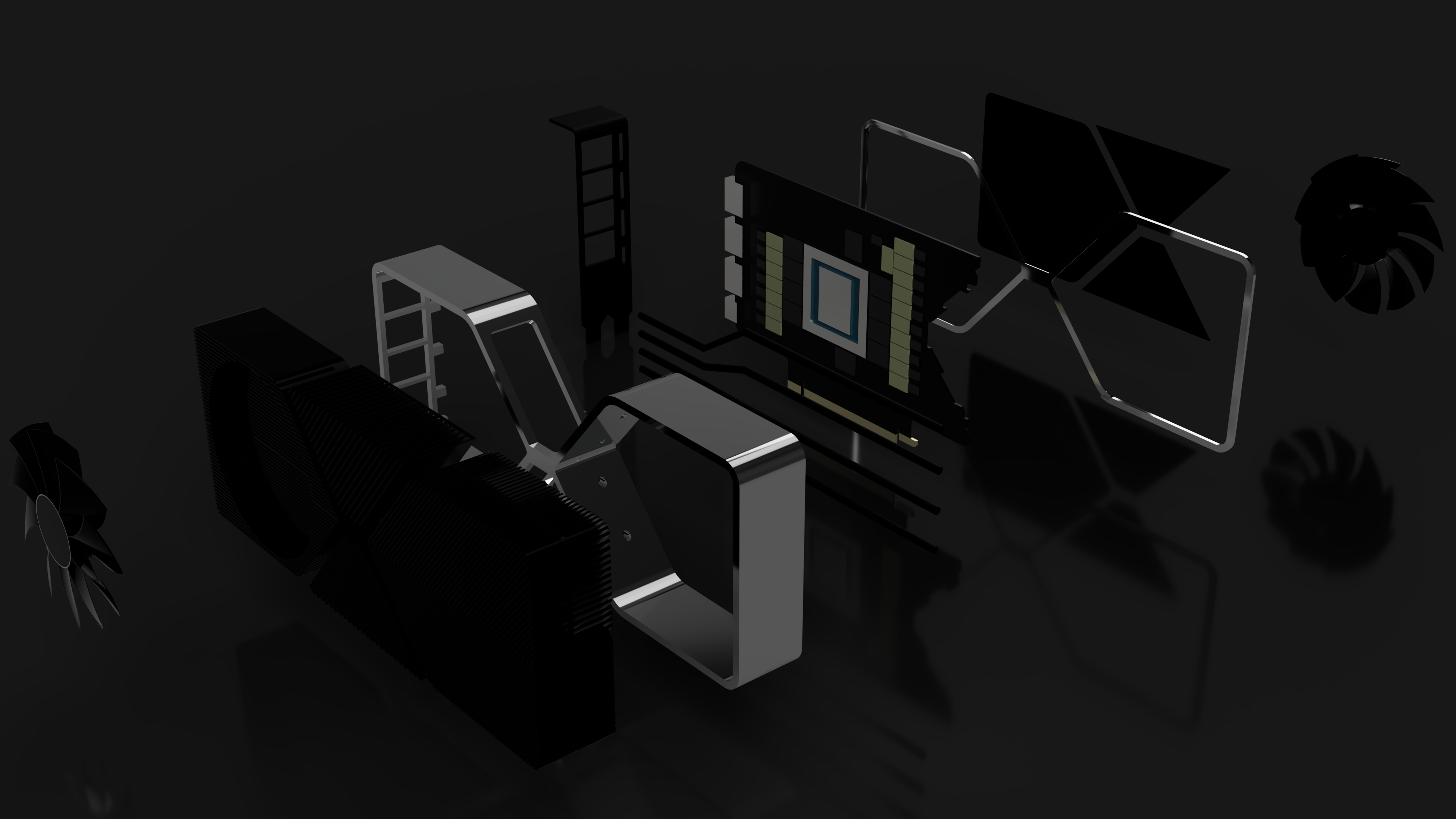 3840x2160 I just finished my RTX 3080 wallpaper. It's fully modeled and rendered by me and I thought people on this subreddit might like it. Links in comments