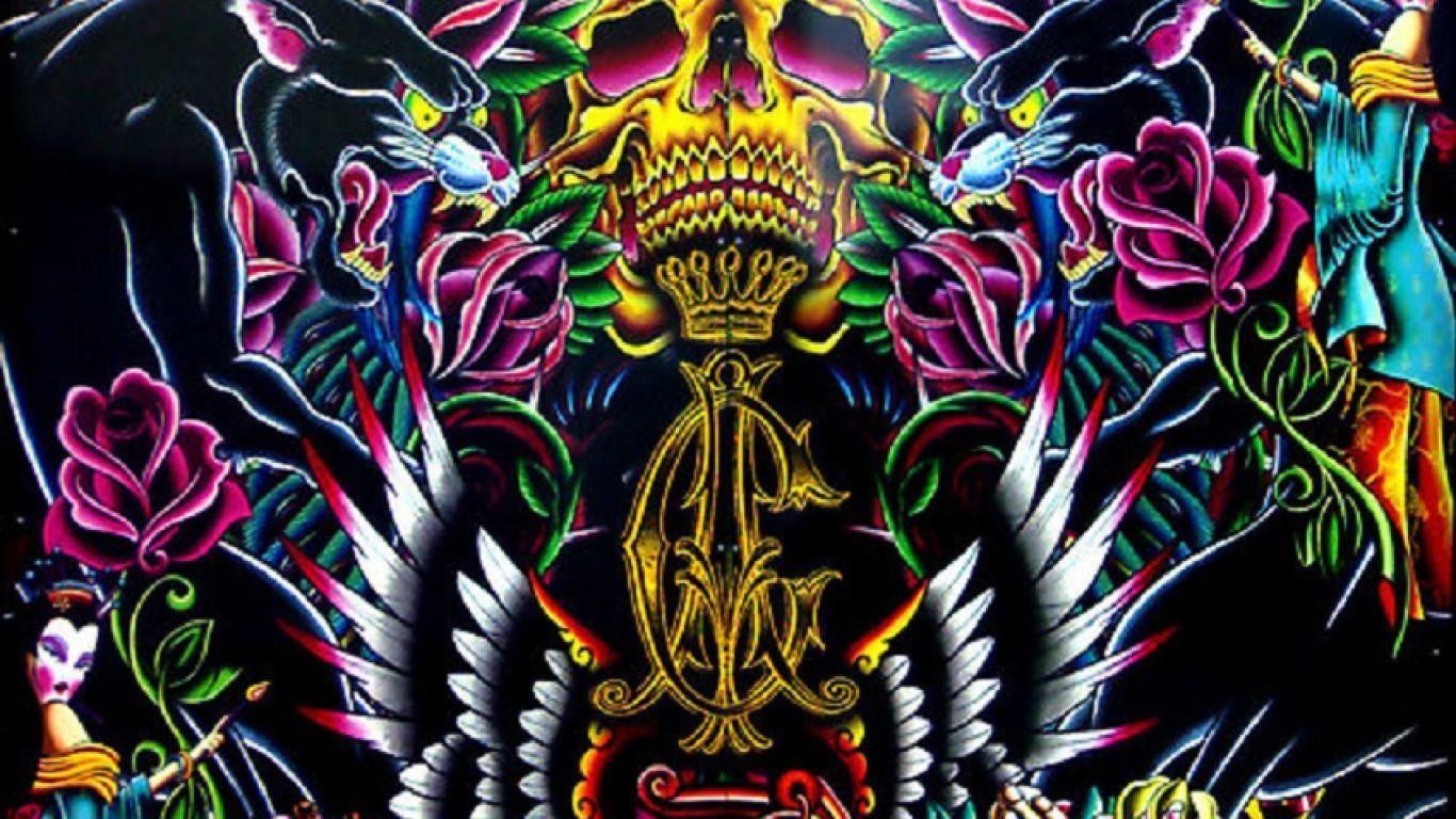 1366x768 Tattoo Art Wallpaper HD