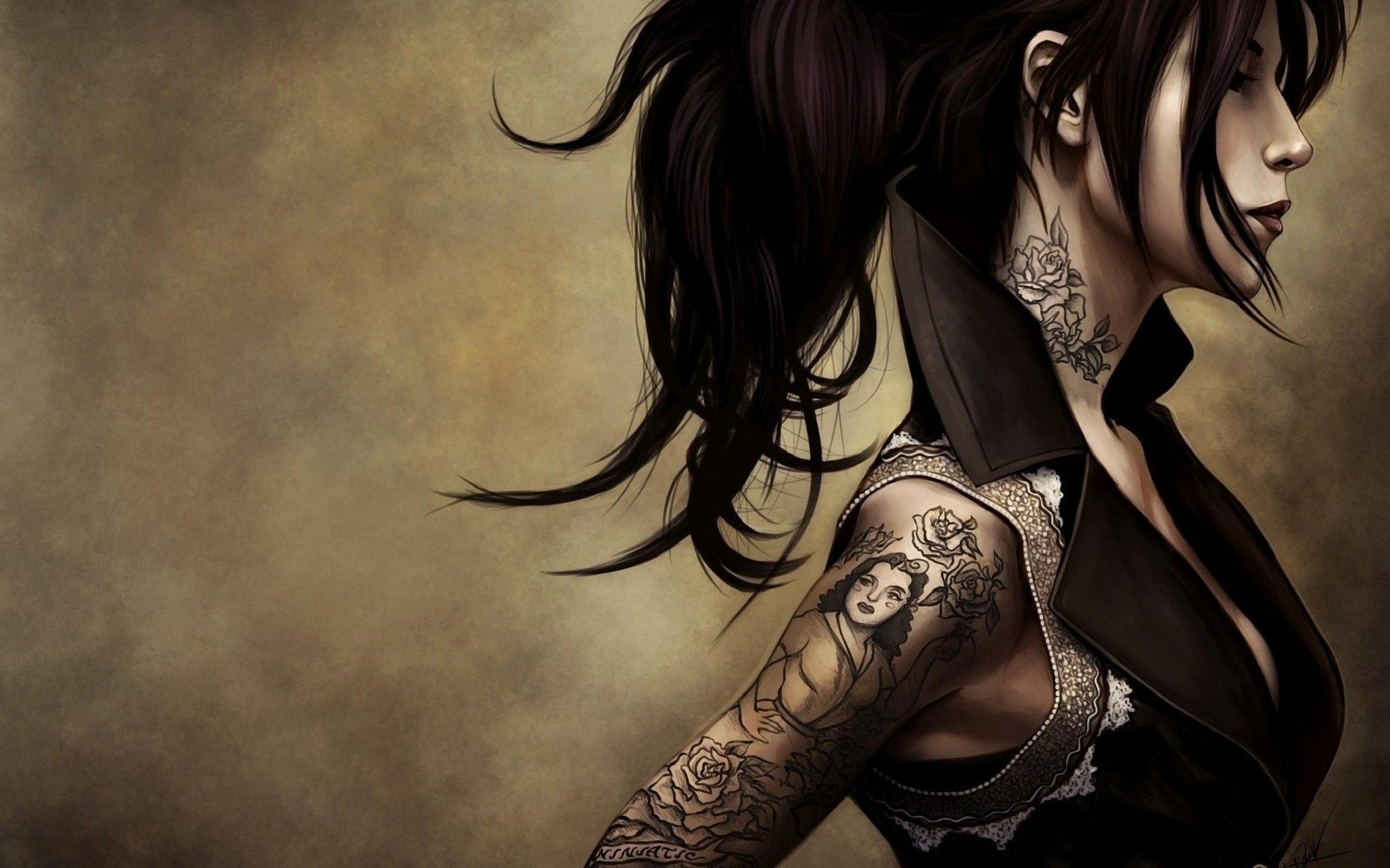2880x1800 Tattoo Art Wallpaper