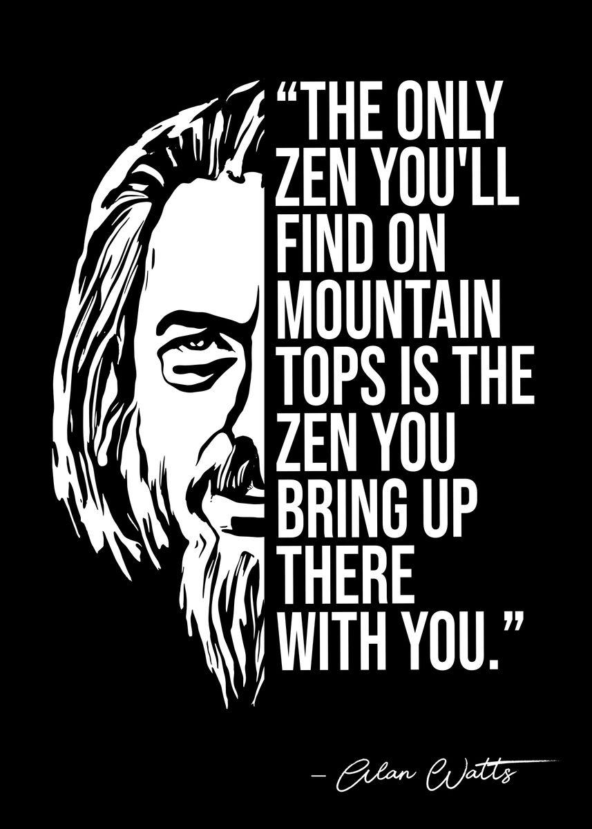 857x1200 Alan Watts quotes quote' Poster