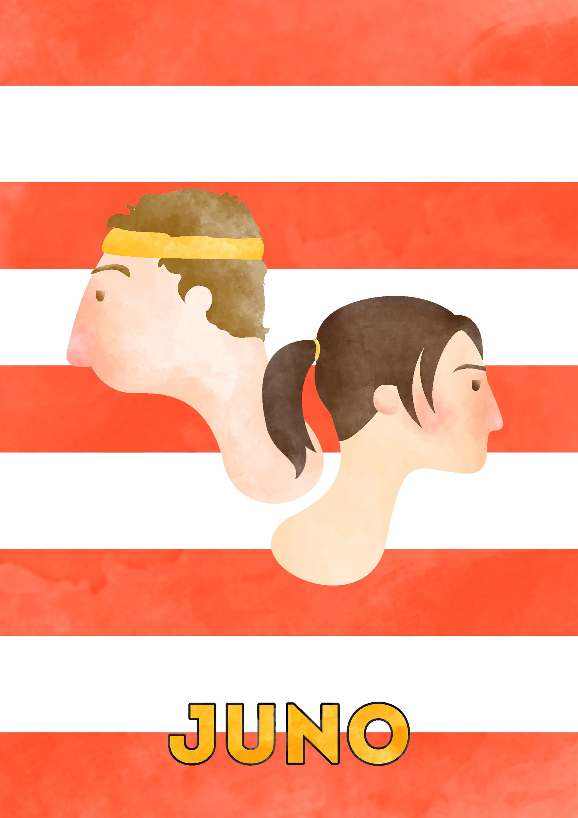 1920x2716 Juno Movie Poster Illustration