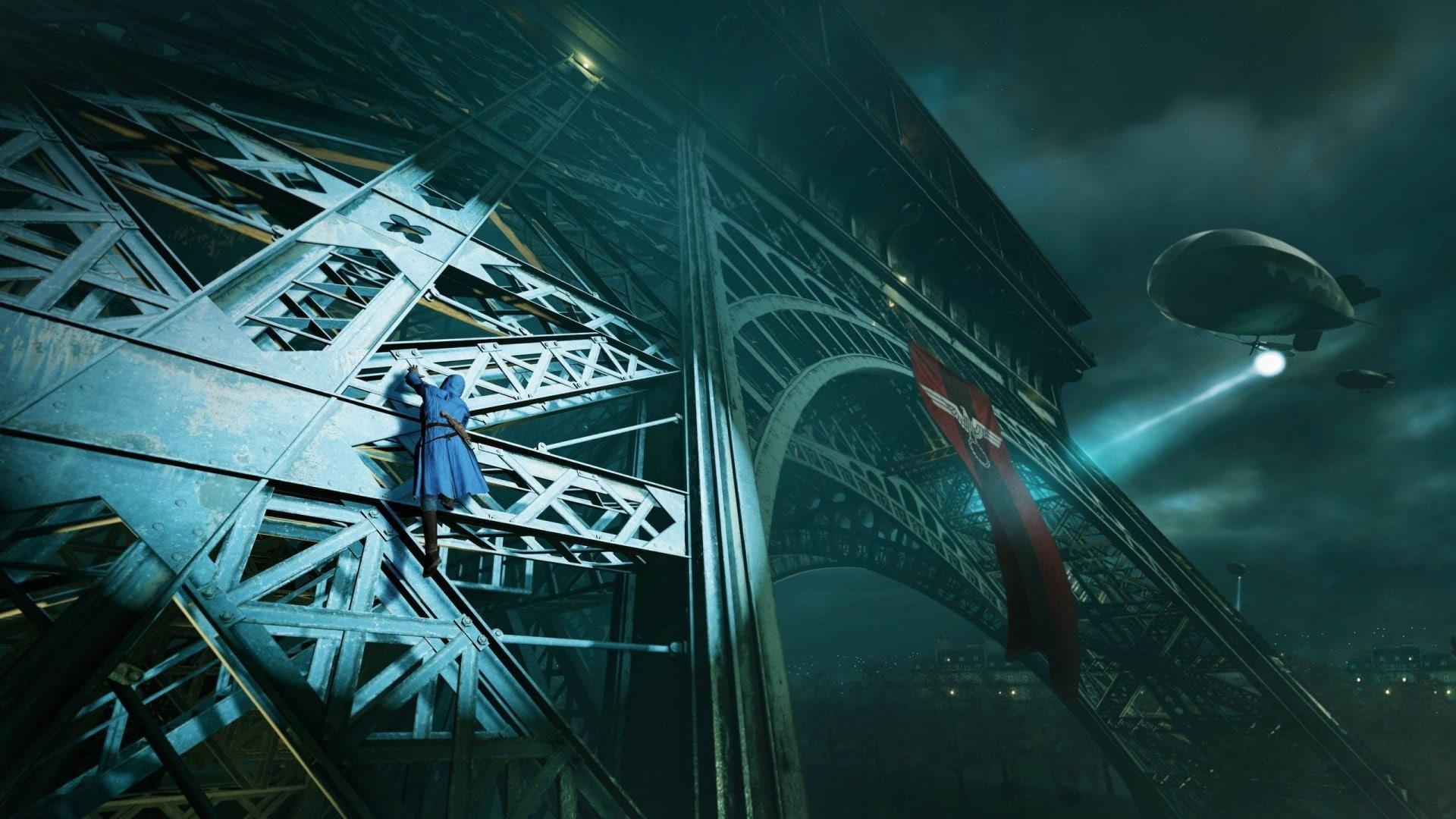 1920x1080 Wallpaper / 2K, Arno Dorian, France, Eiffel Tower, Assassins Creed: Unity free download