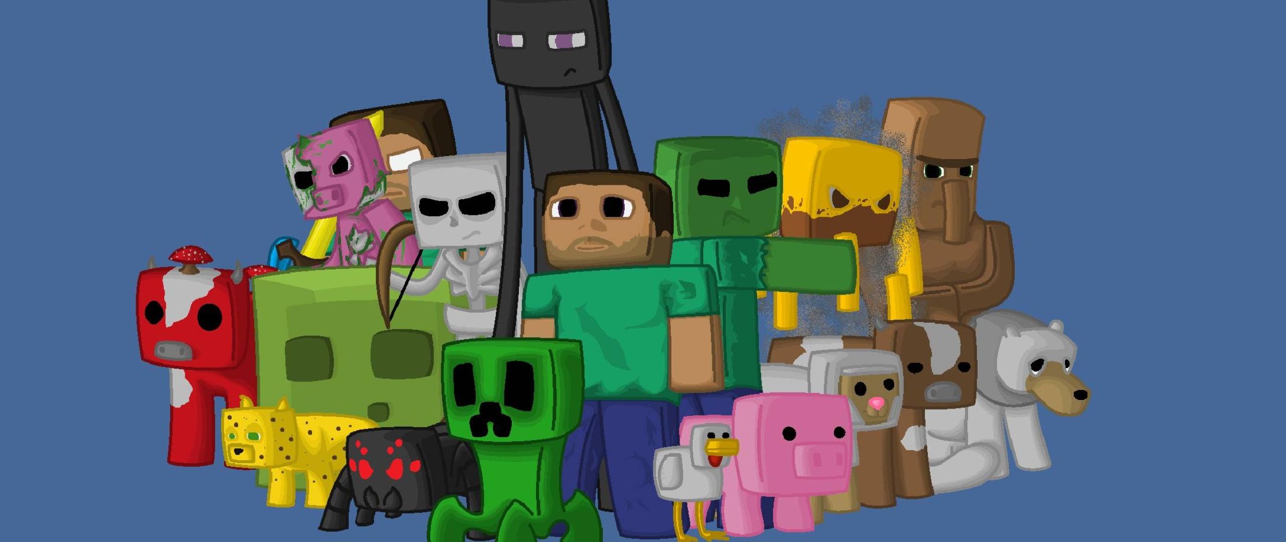 2560x1080 minecraft, characters, game 2560x1080 Resolution Wallpaper, HD Games 4K Wallpaper, Image, Photo and Background