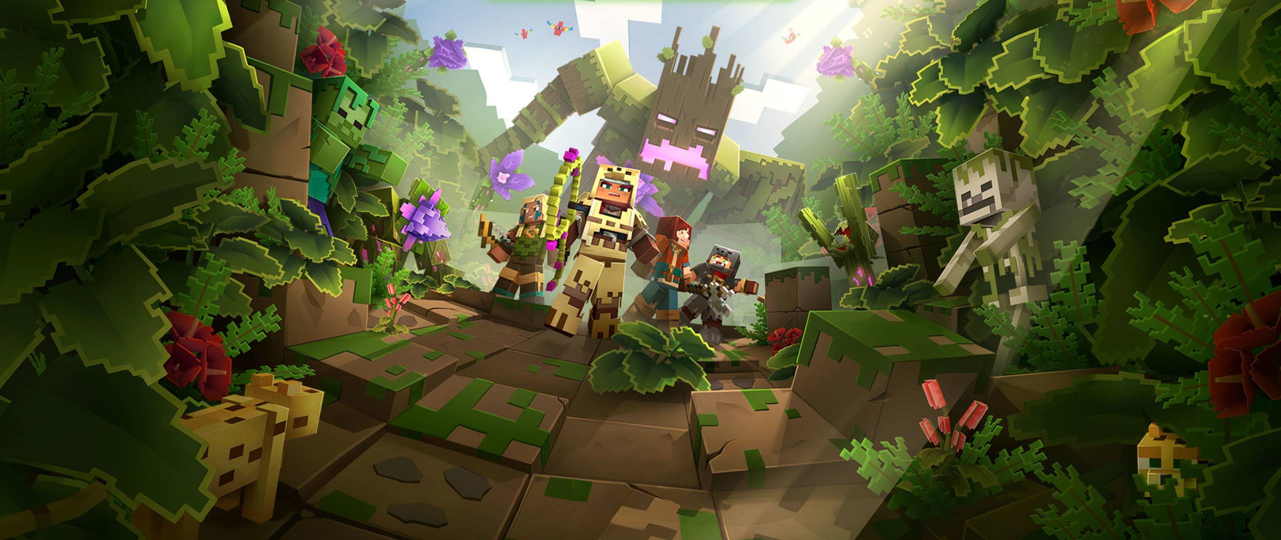 2560x1080 Minecraft Dungeons Jungle Awakens 2560x1080 Resolution Wallpaper, HD Games 4K Wallpaper, Image, Photo and Background
