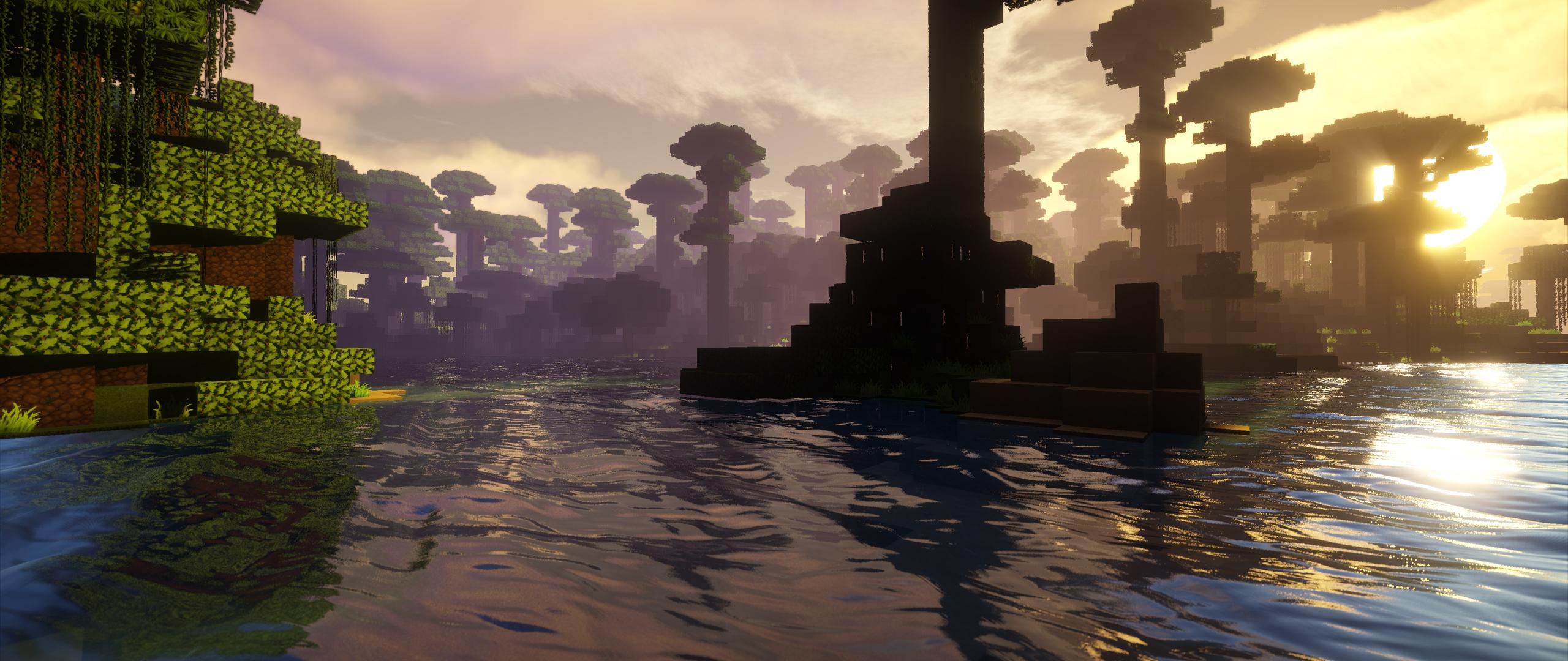 2560x1080 Download Minecraft world, Minecraft, World Wallpaper in 2560x1080 Resolution