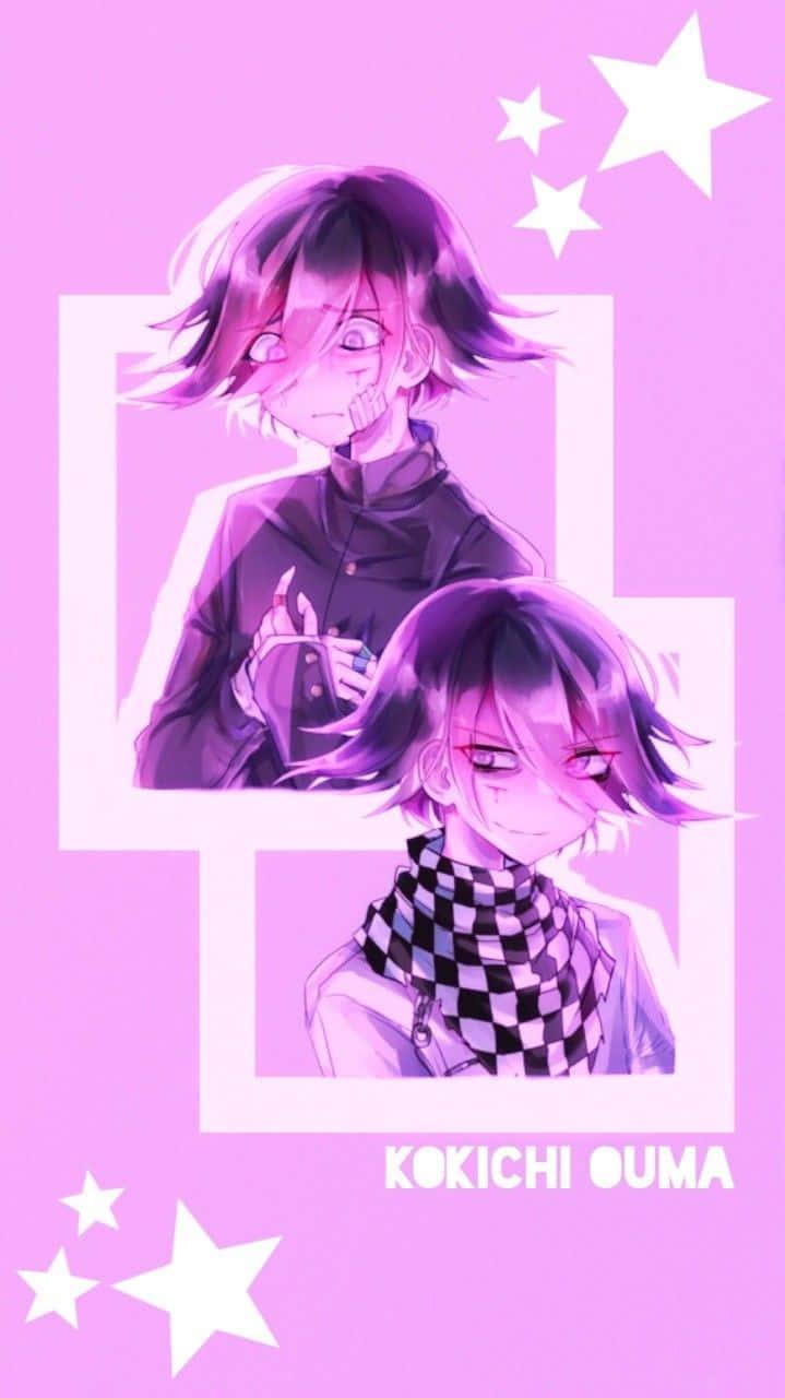719x1280 Download Pink Stars Kokichi Ouma Phone Wallpaper