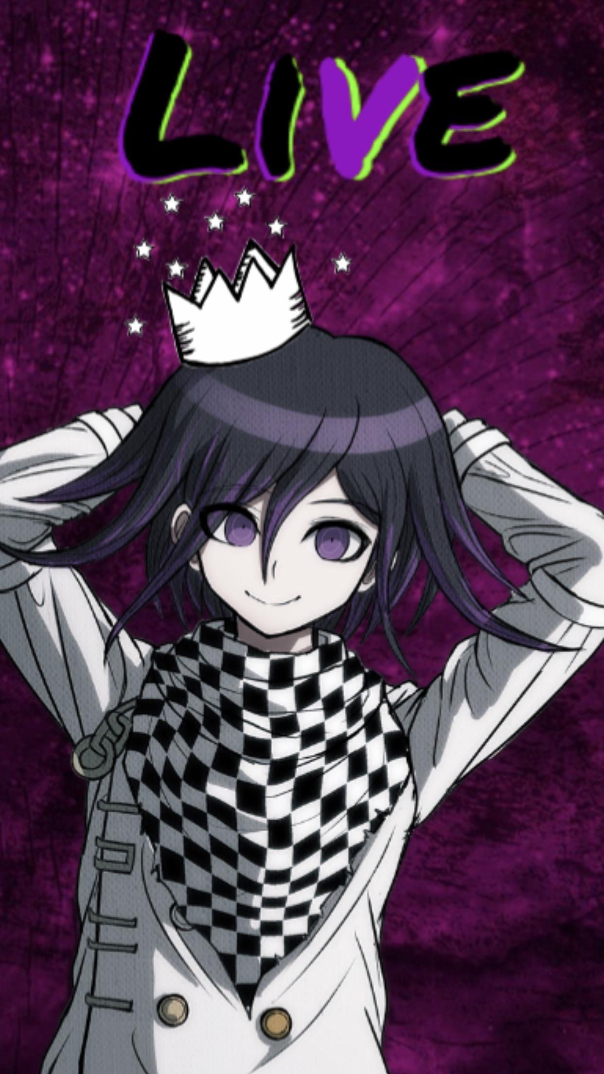 1242x2208 DR Phone Background Kokichi Ouma