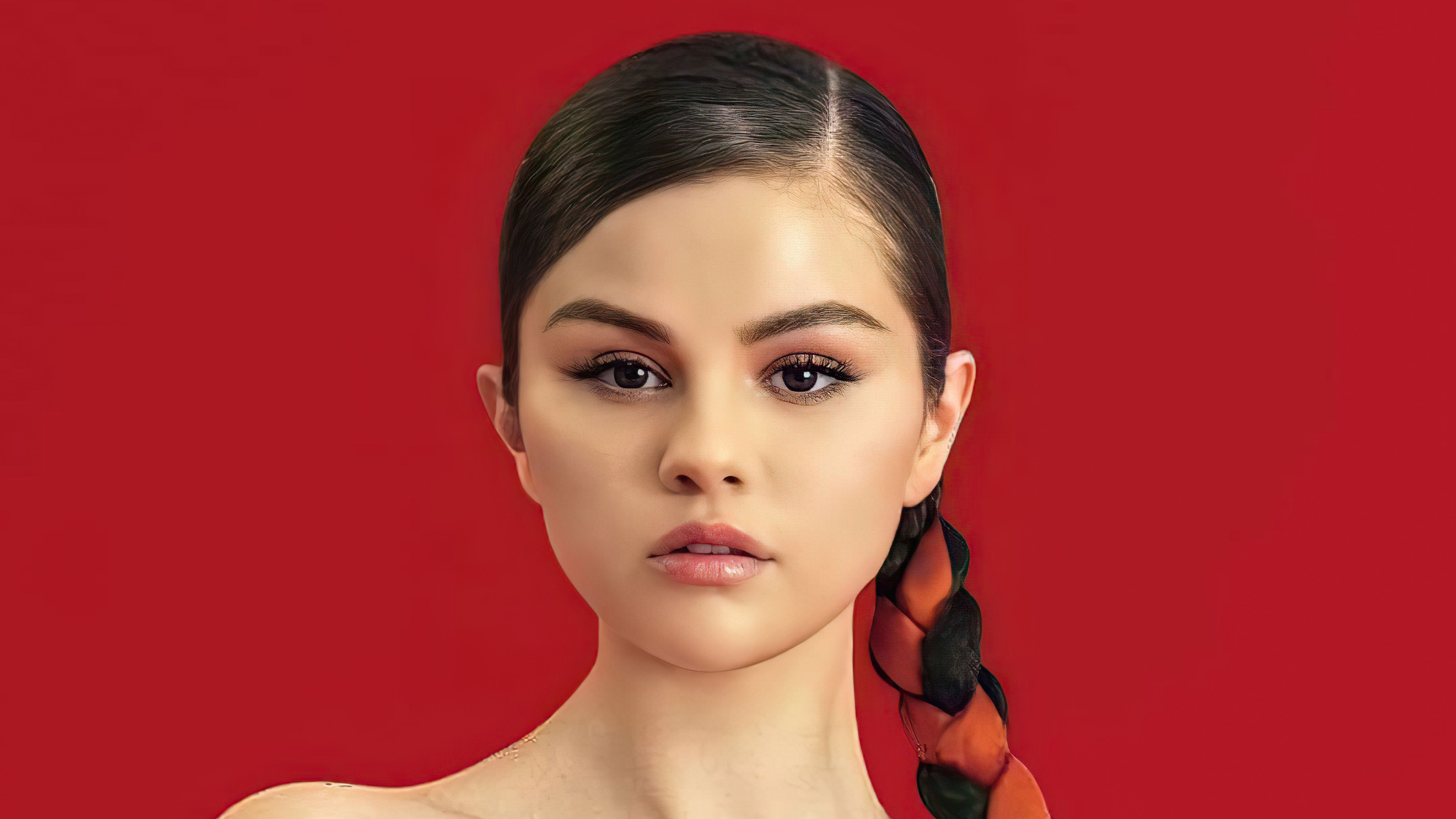 5120x2880 Selena Gomez HD Wallpaper