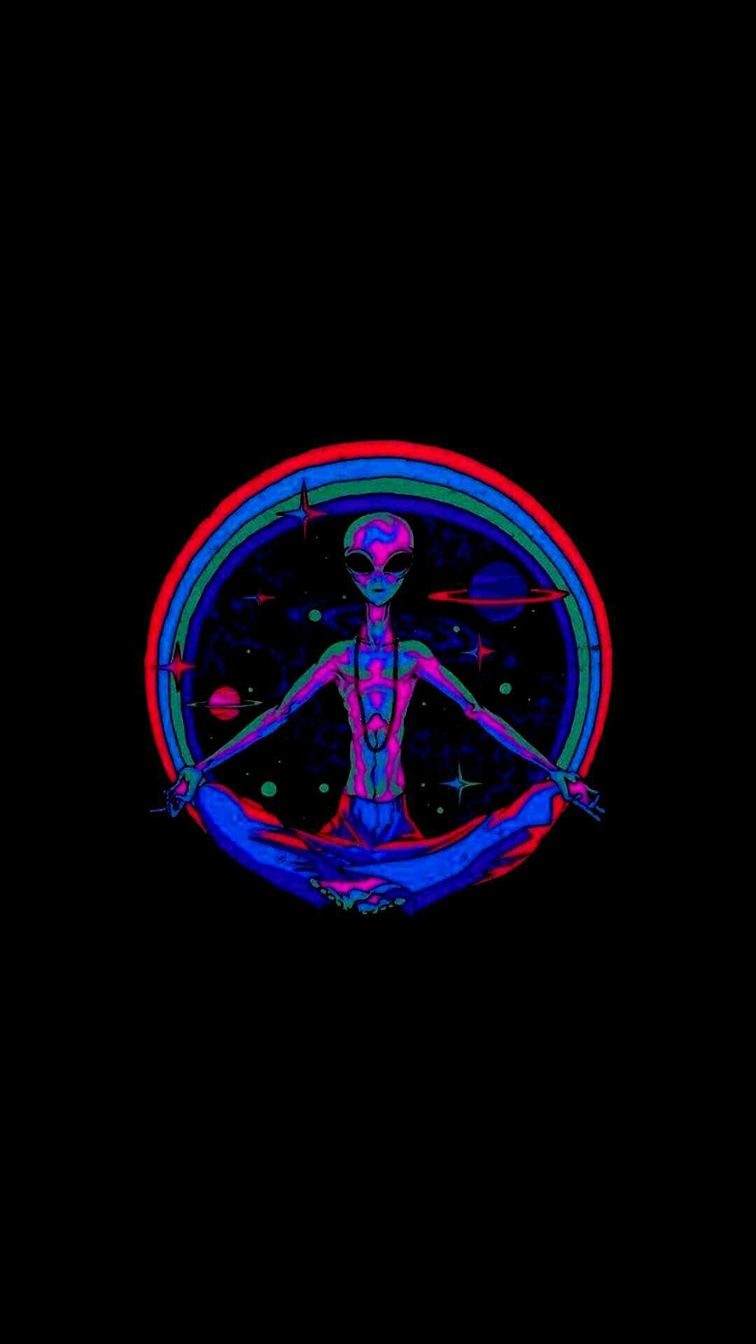 1080x1920 Dark Psychedelic Wallpaper