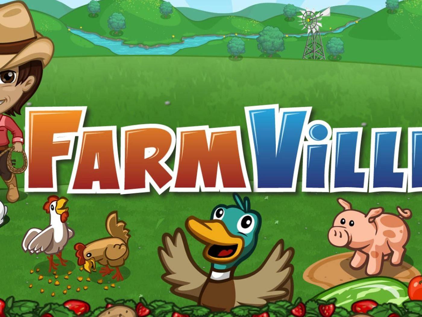 1400x1050 Download Farmville Logo Wallpaper