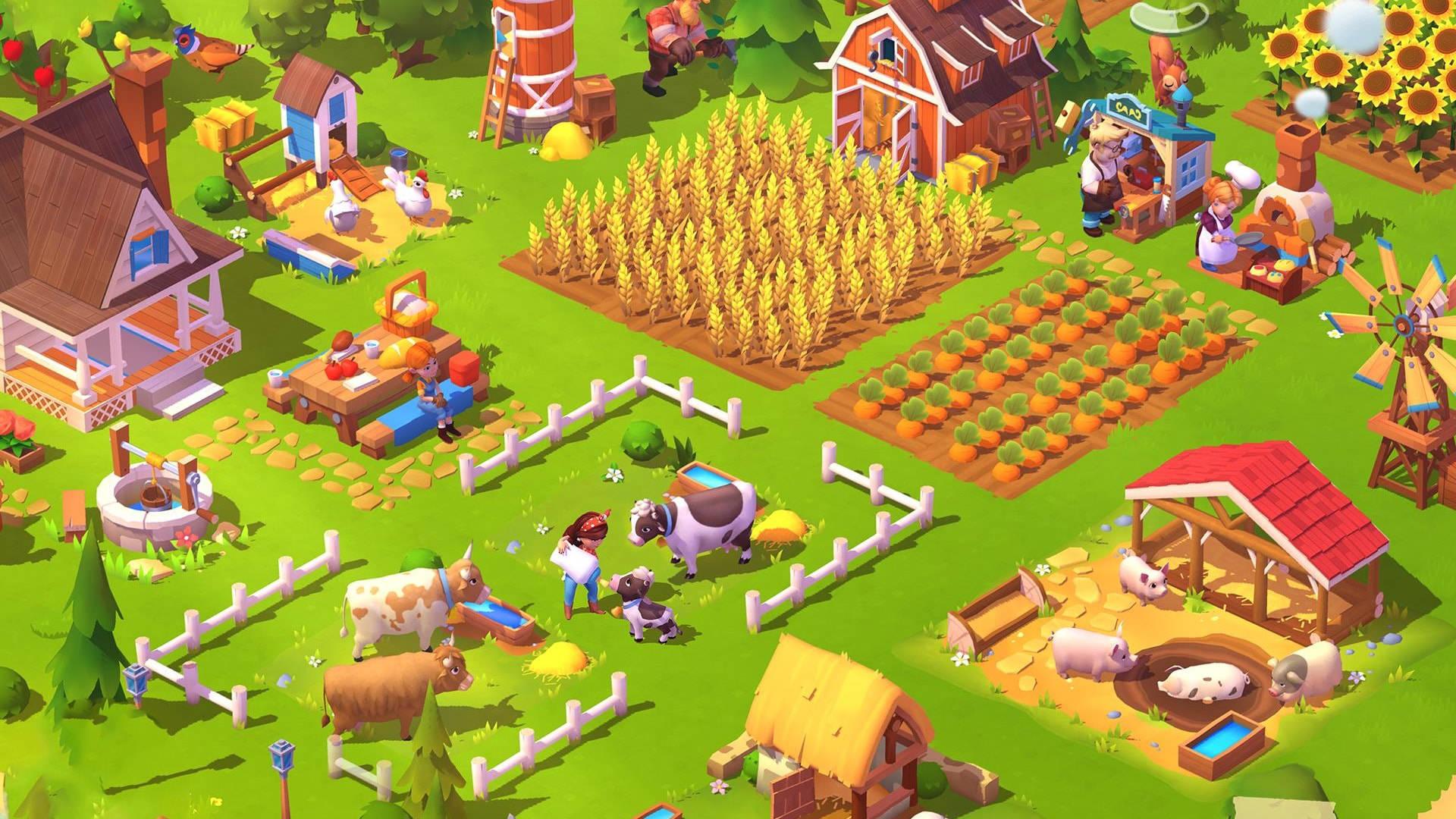 1920x1080 Download Farmville Cropping Wallpaper