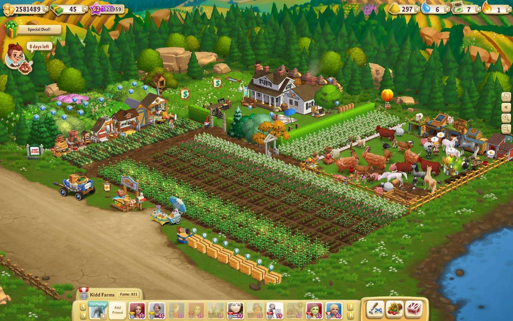 1680x1050 Download Animals Farmville Wallpaper
