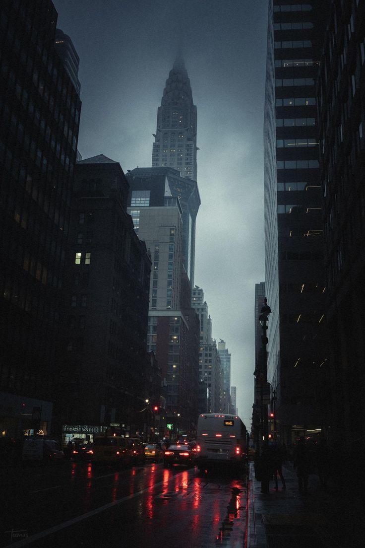 736x1104 Free download A rainy day in Manhattan City rain Rainy city City aesthetic [736x1104] for your Desktop, Mobile & Tablet. Explore Rainy Day New York Wallpaper. Rainy Day Background