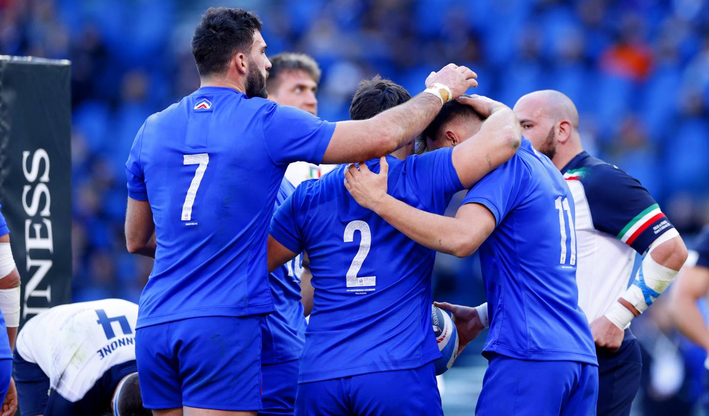 1450x851 Six Nations Rugby. France hang on after thriller in Rome