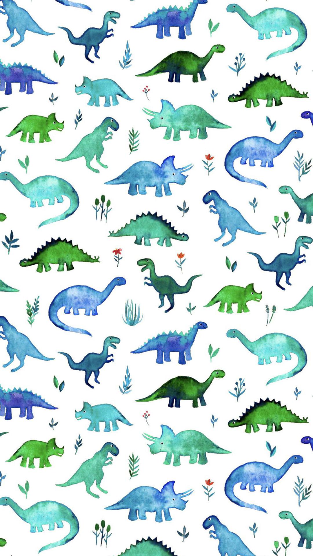 1080x1920 Dinosaur Aesthetic Wallpaper Free download