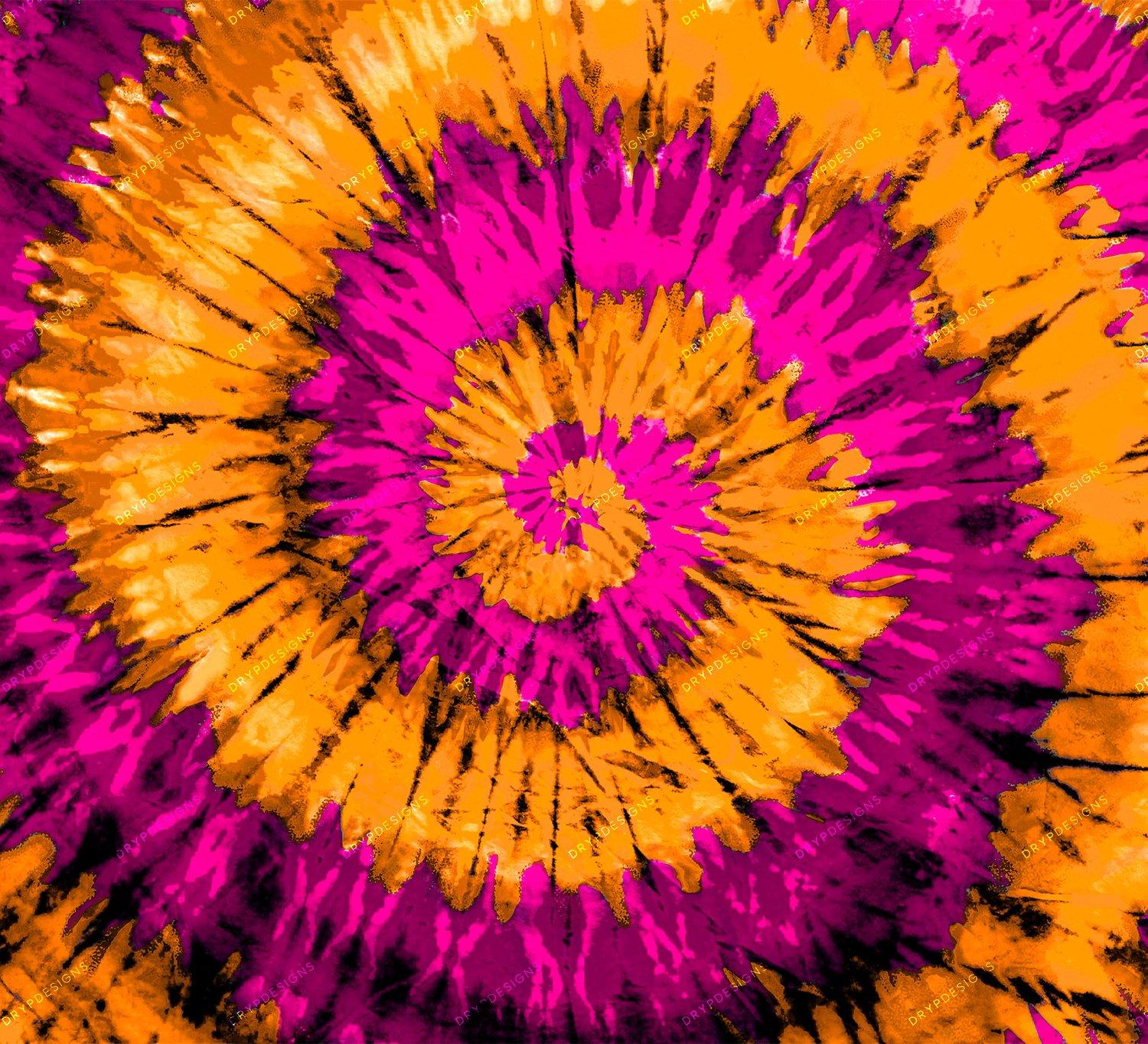 1500x1364 Pink + Orange Tie Dye Digital Paper Background