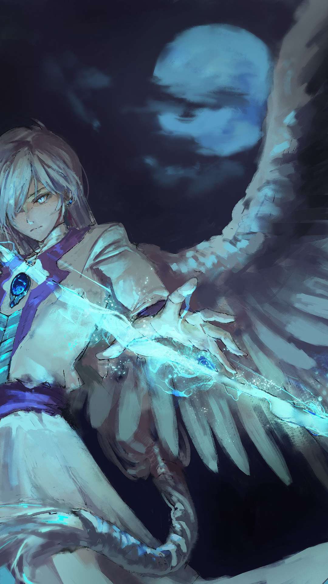 1080x1920 Anime Angel Wallpaper for iPhone and Android