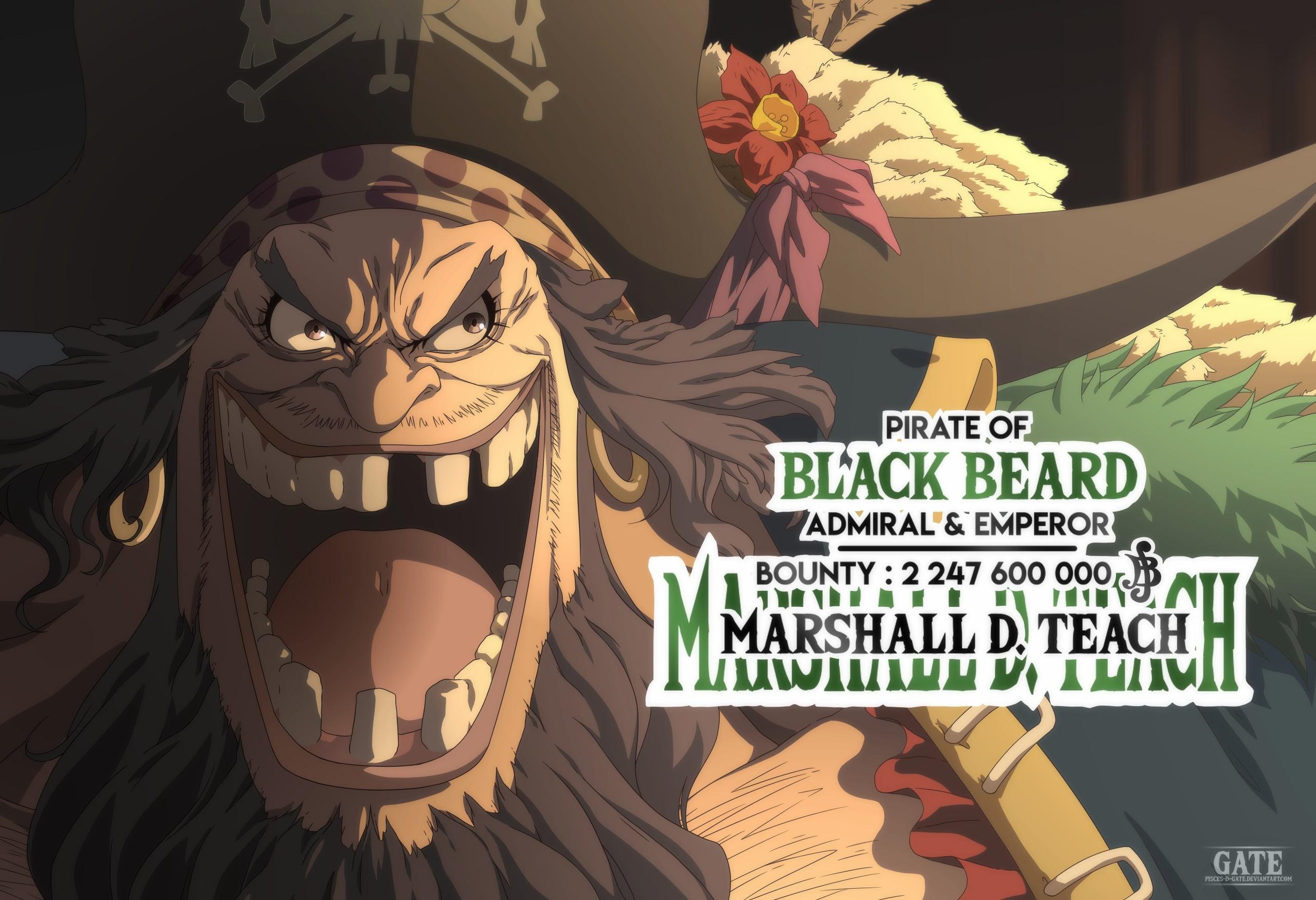 2560x1750 Wallpaper / Marshall D. Teach, 2K, One Piece free download