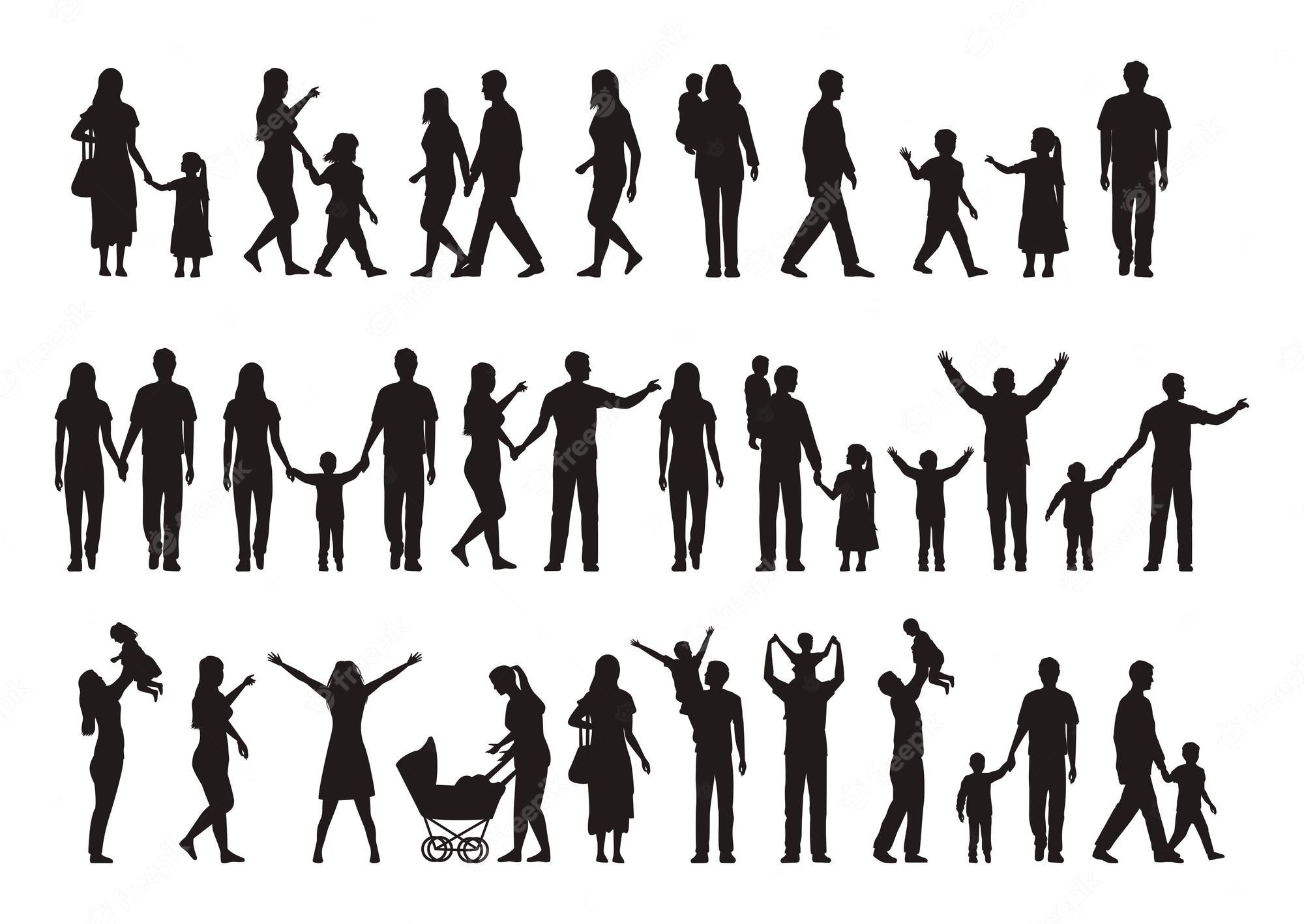 2000x1418 Family Silhouette Image