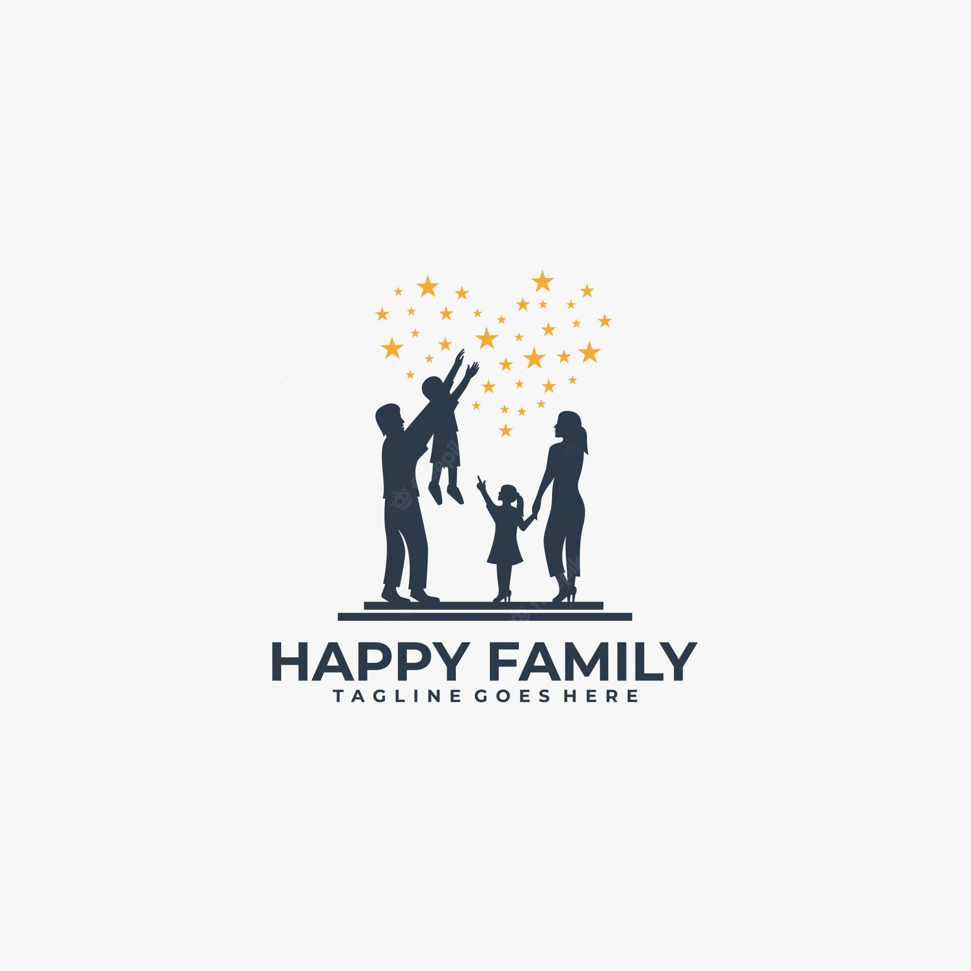 2000x2000 Family Silhouette Image