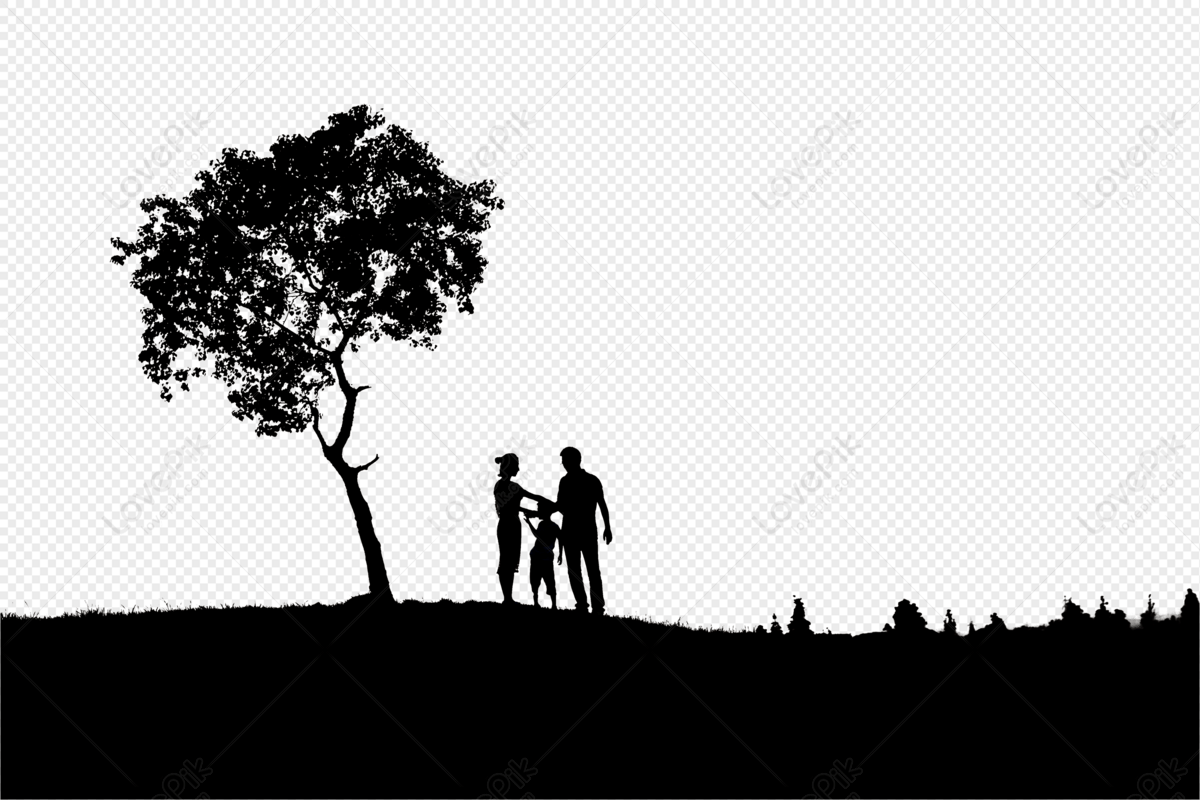 1200x800 Family Silhouette Image, HD Picture For Free Vectors Download