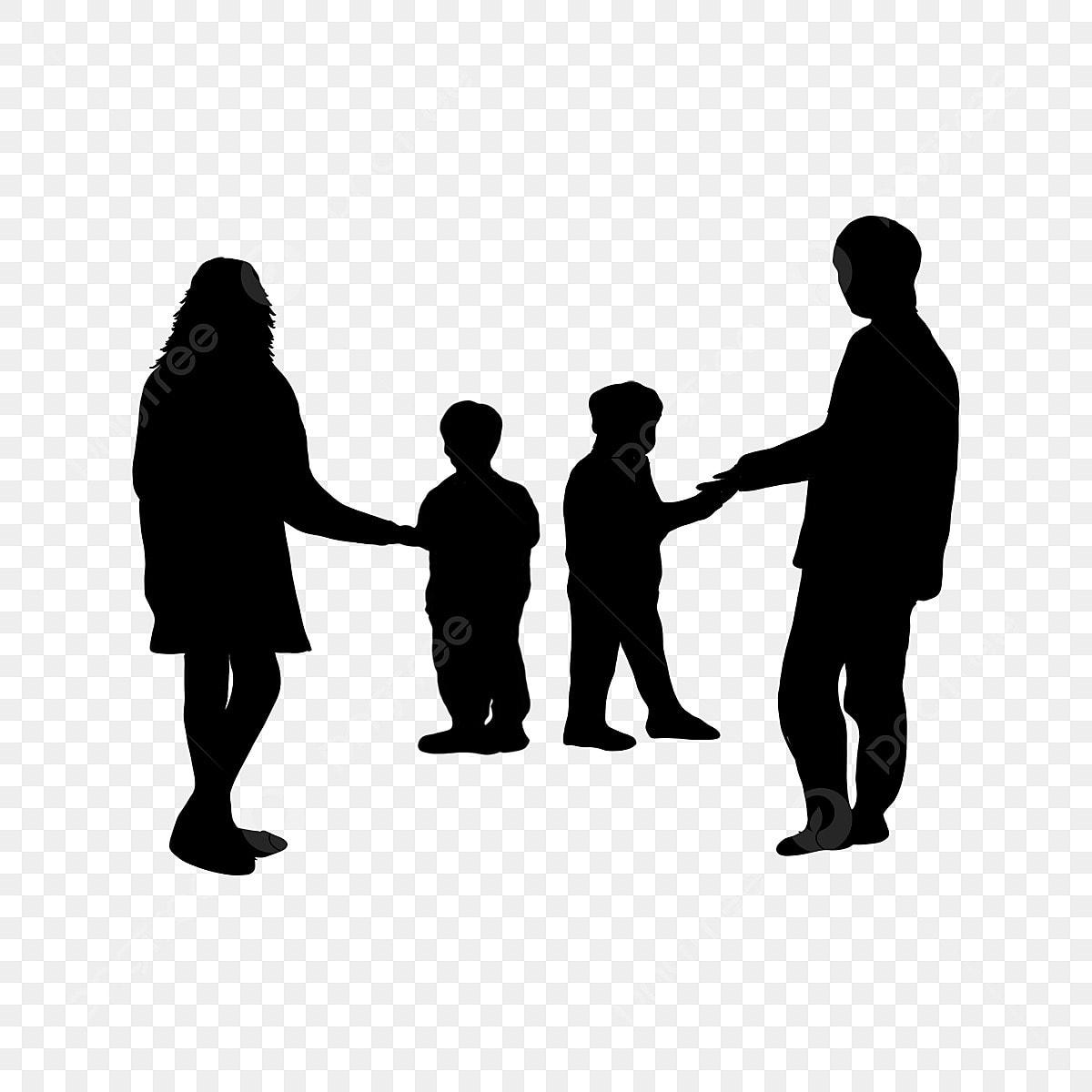 1200x1200 Family Silhouette PNG, Vector, PSD, and Clipart With Transparent Background for Free Download