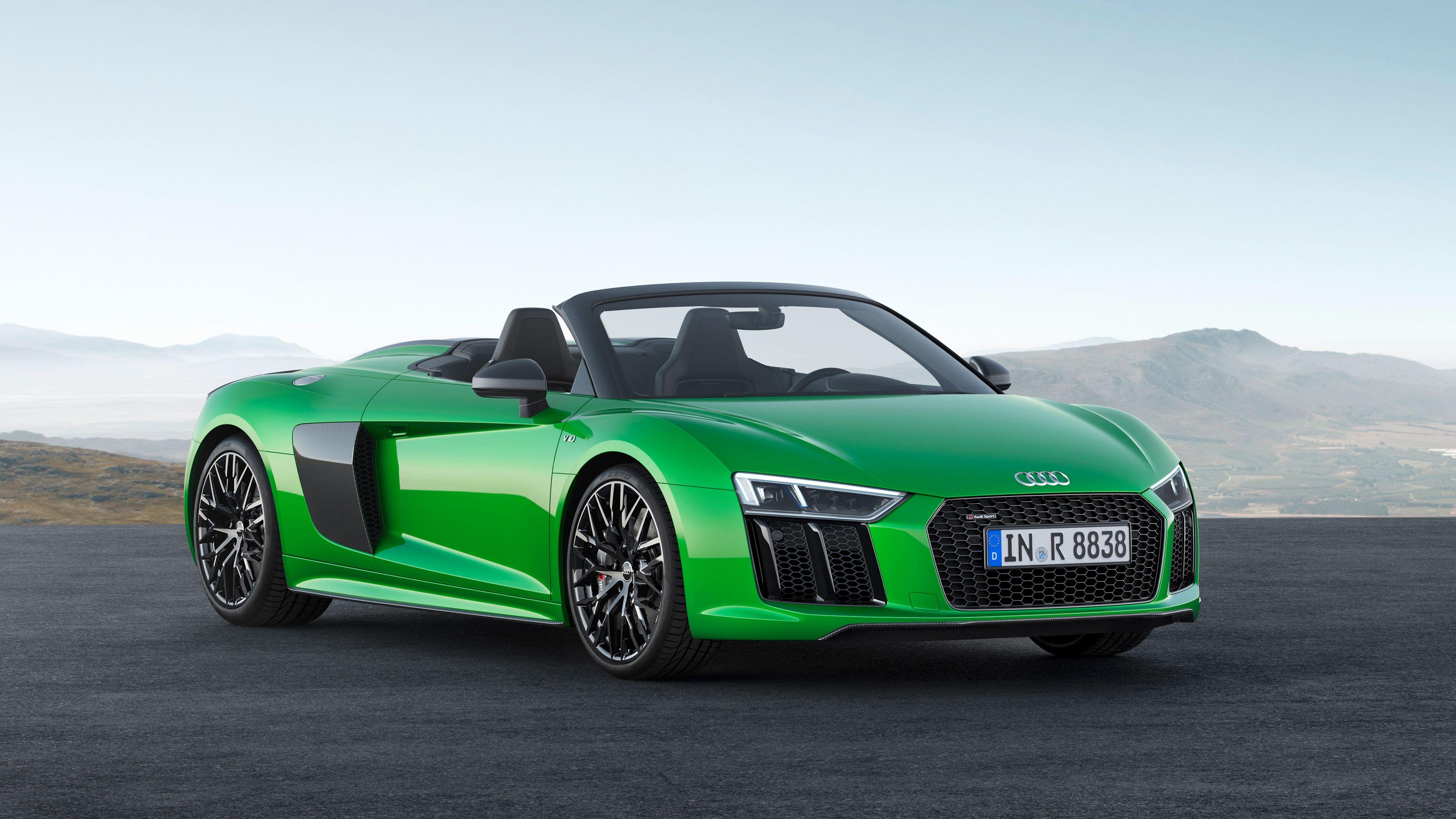 3840x2160 Audi R8 Spyder v10 Plus 4K Wallpaper