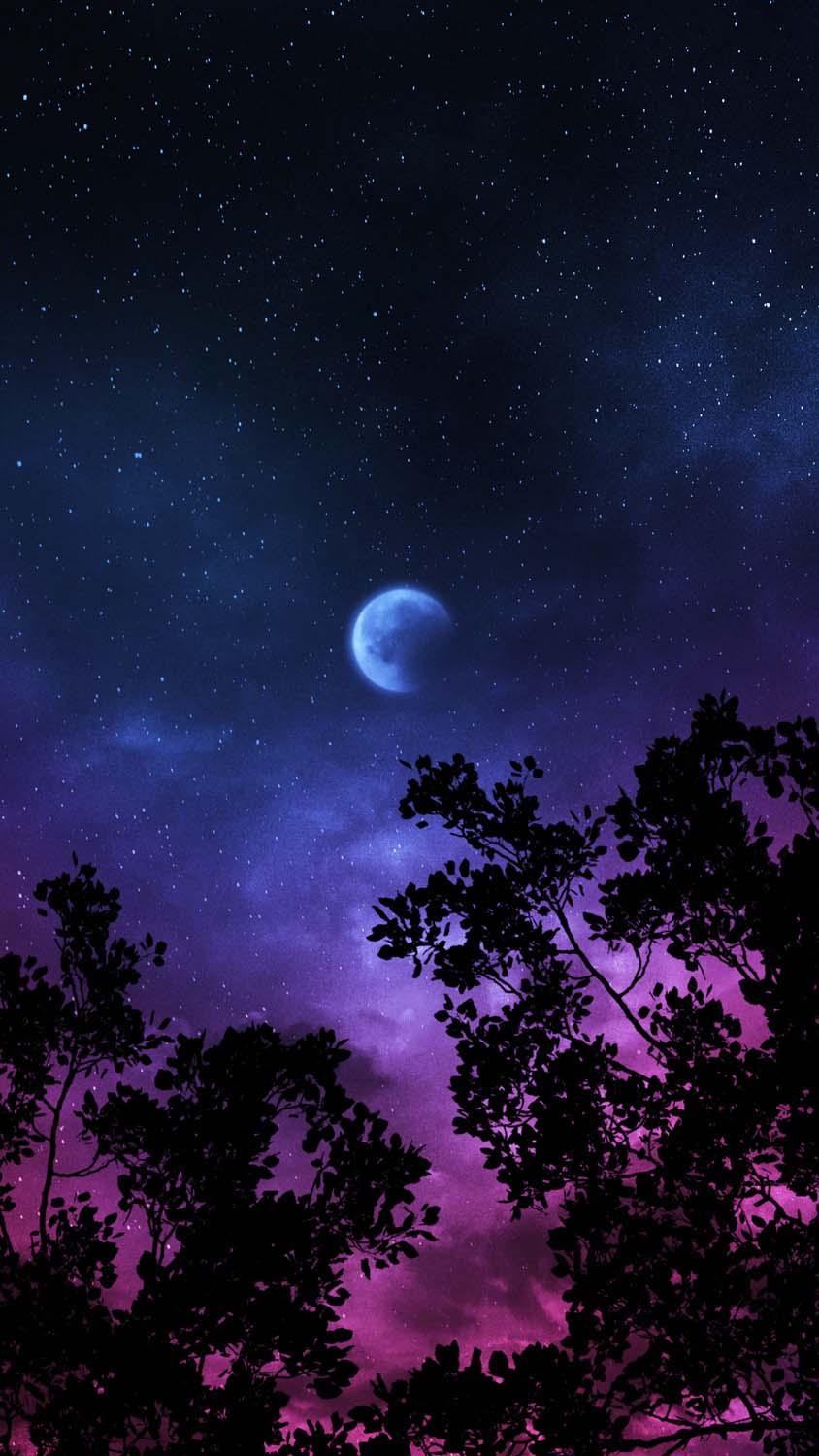 844x1500 Moon Silhouette IPhone Wallpaper HD Wallpaper : iPhone Wallpaper