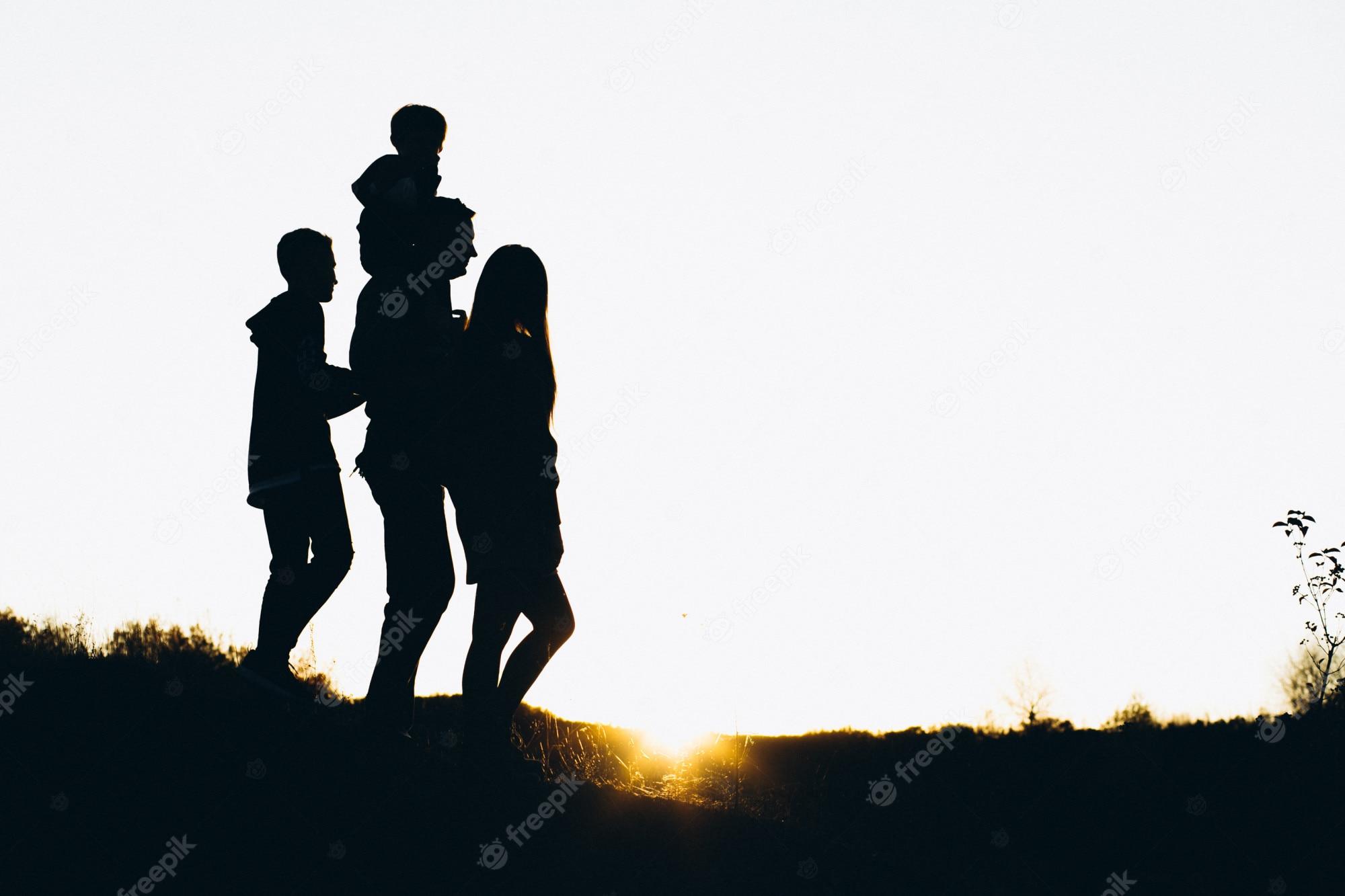 Family Silhouette Wallpapers - Top Free Family Silhouette Backgrounds