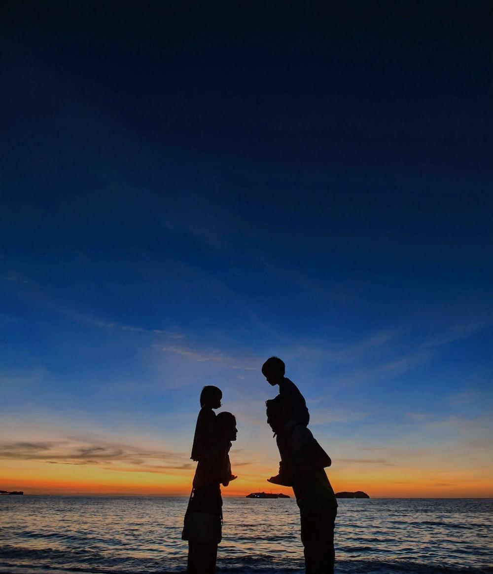 1000x1163 Family Silhouette Picture. Download Free Image