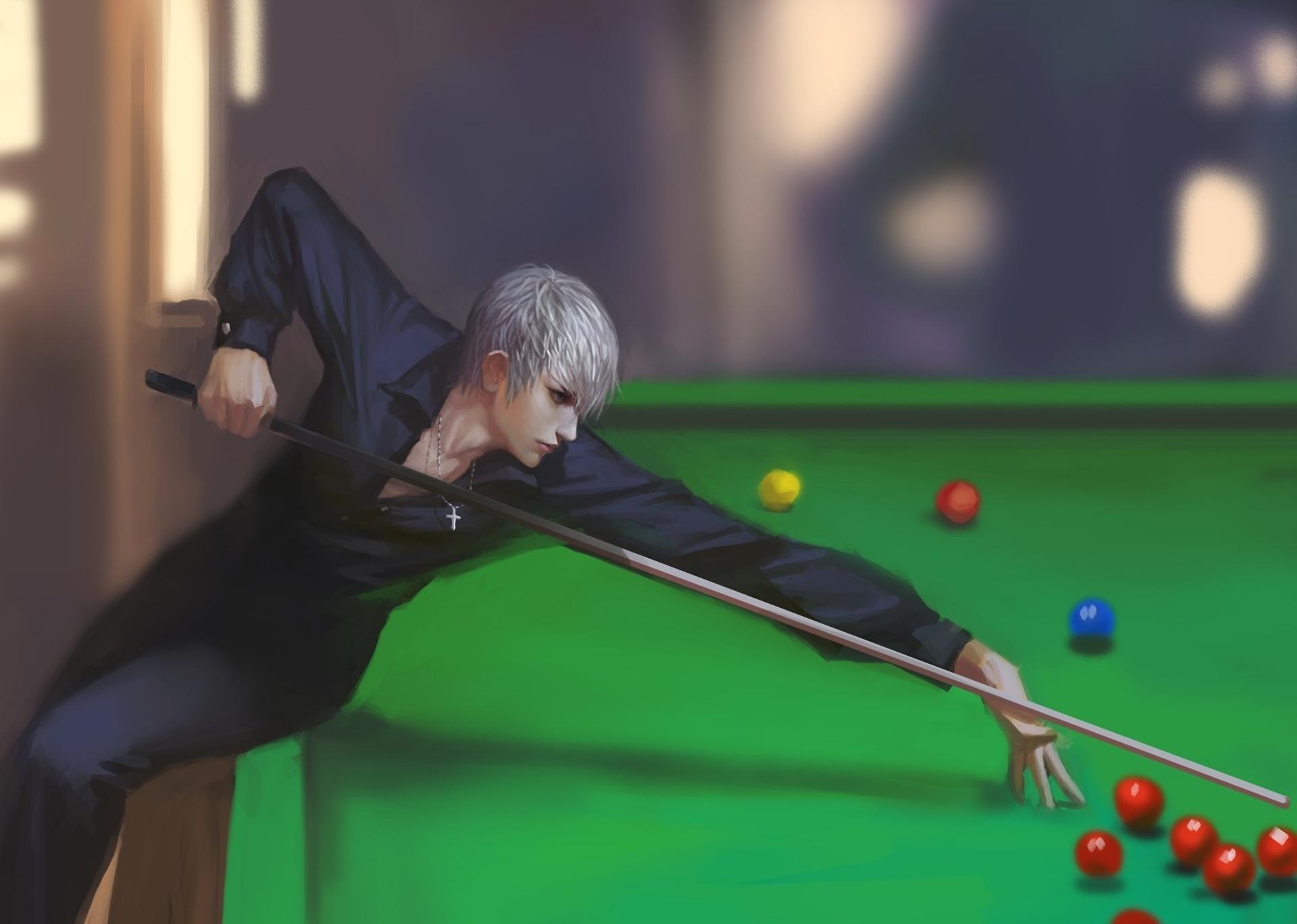 1920x1368 Wallpaper Woman in Black Long Sleeve Shirt Playing Billiard, Background Free Image