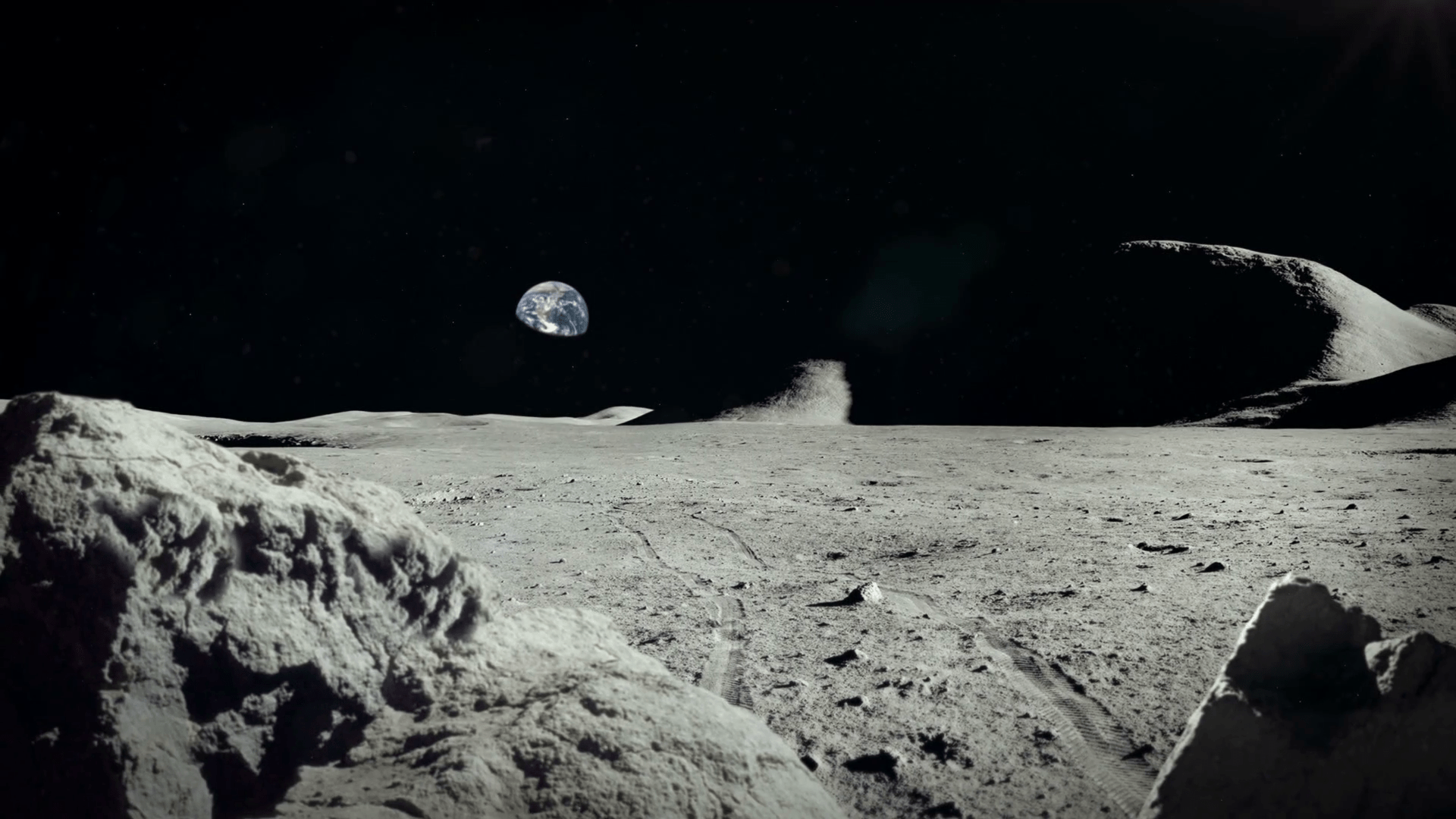 1920x1080 moon landscape」の画像検索結果. Viagem a lua, Antony gormley, Realidade virtual