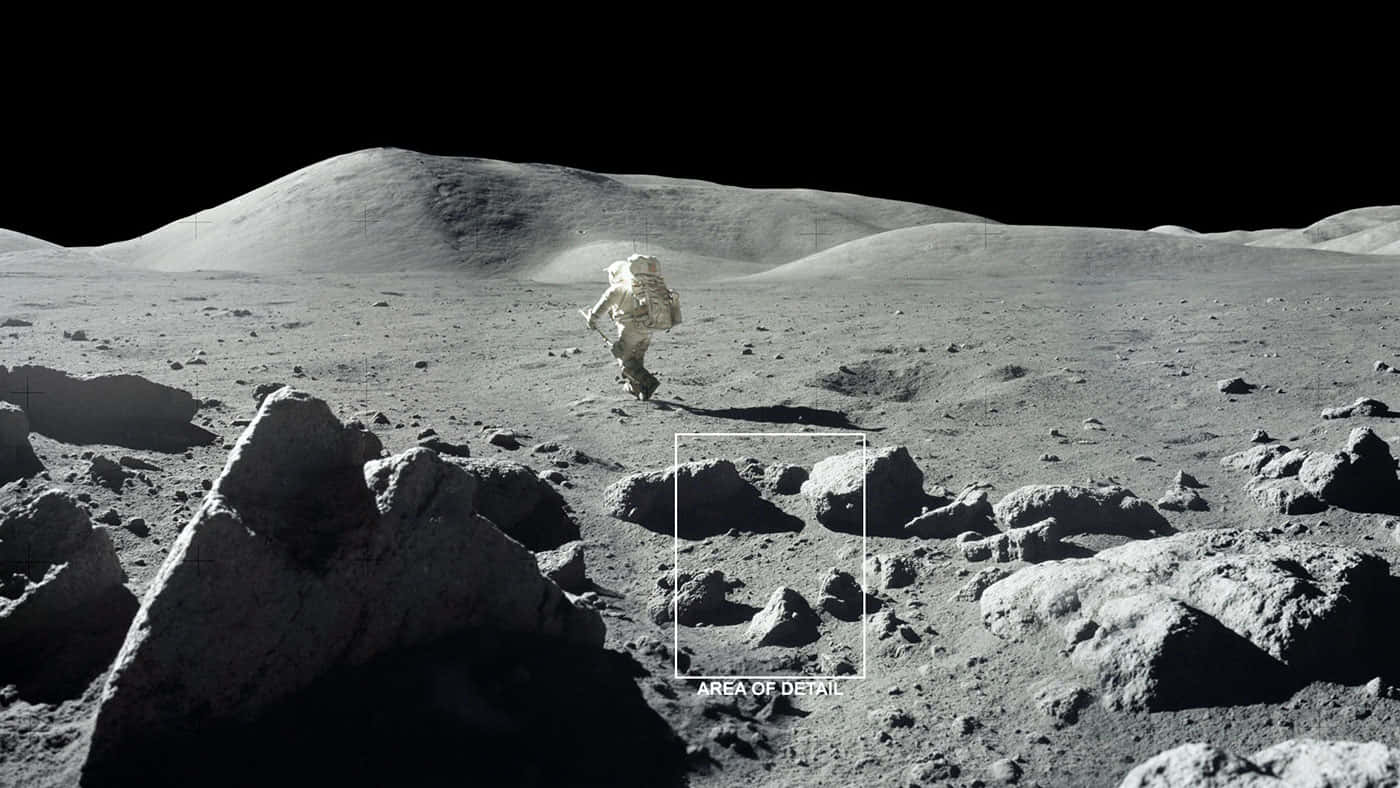 1400x788 Download Moon Landscape Cratered Surface Picture