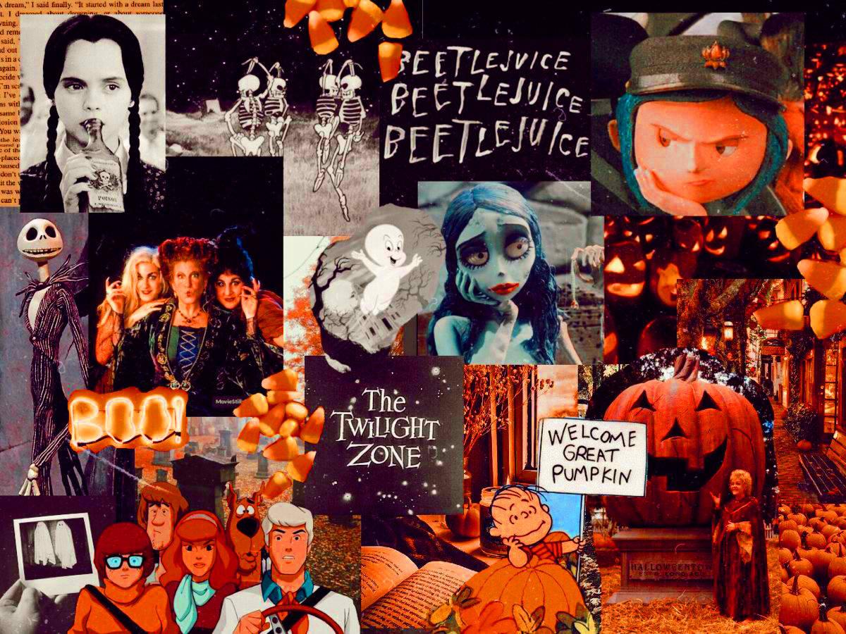 1200x900 Download Aesthetic Halloween Laptop Movie Pumpkins Wallpaper