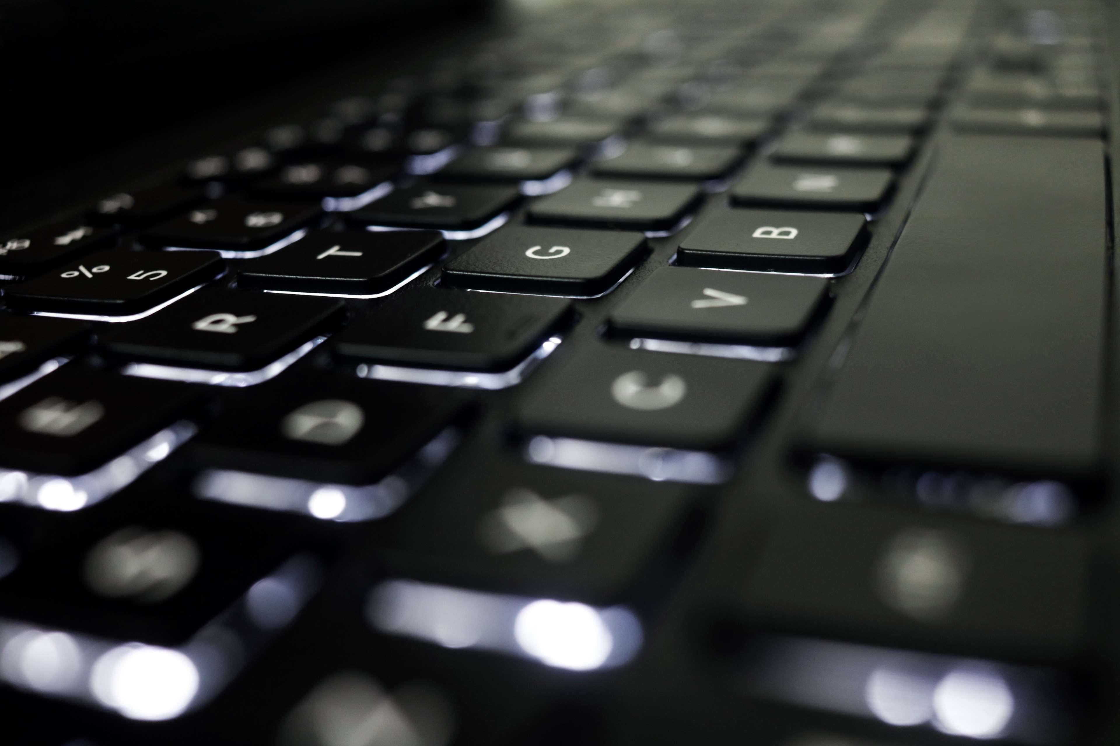 3840x2560 black, computer, desktop, electronic, equipment, input, key, keyboard, laptop, office, pc, technology, type, typing, work 4k Gallery HD Wallpaper