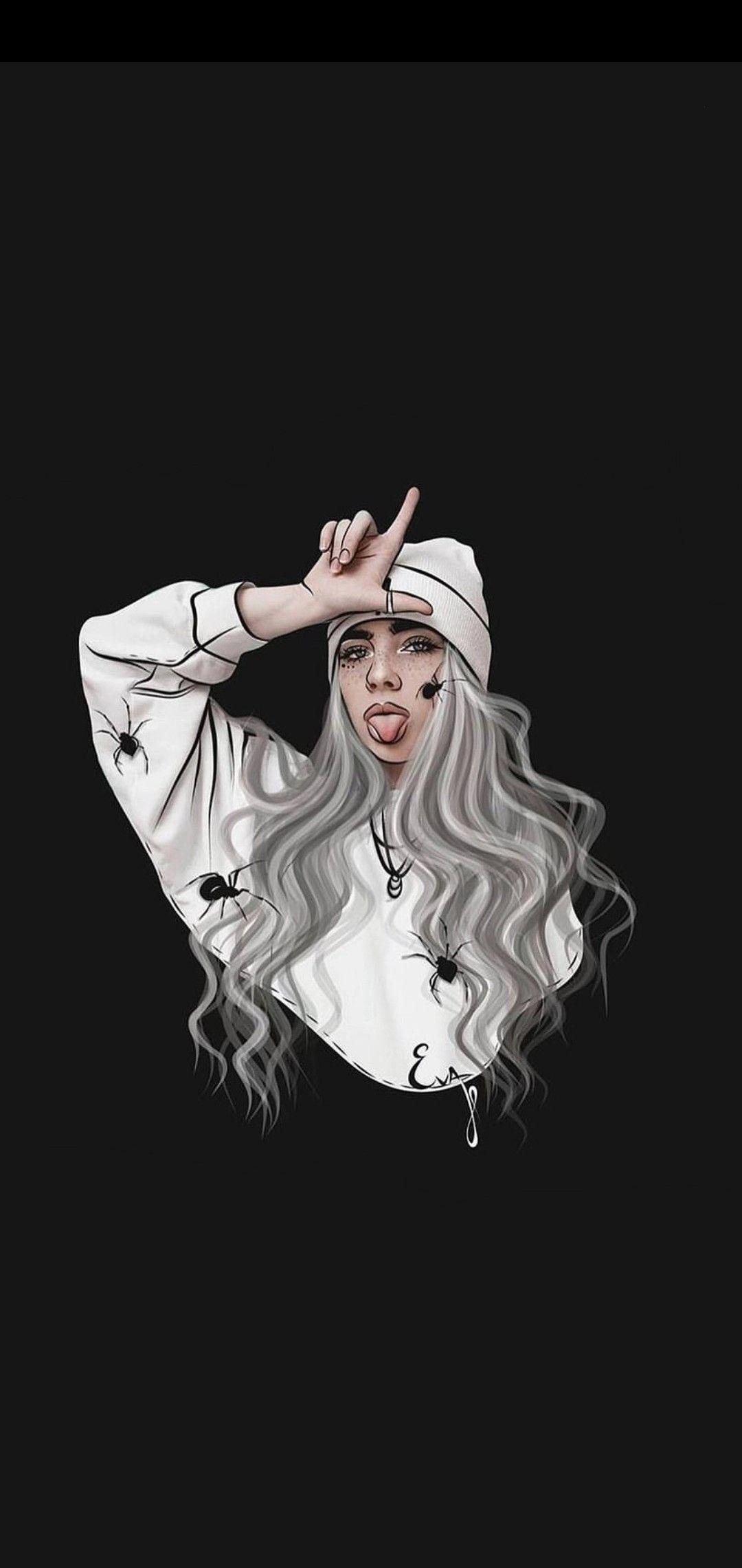 1080x2280 Wallpaper Billie Eilish, Illustration, Dance, Dancer, Sleeve, Background Free Image