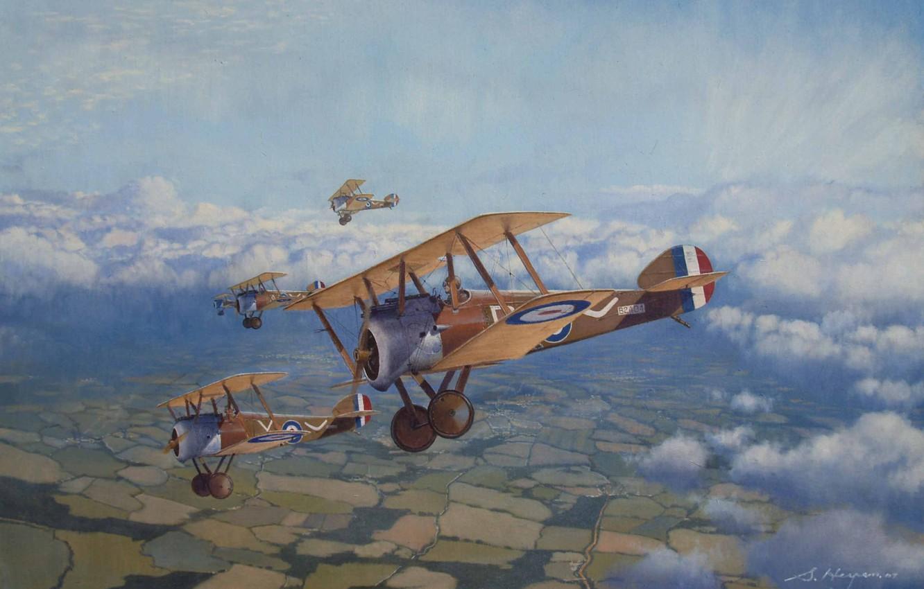1332x850 Wallpaper Aviation, Steve Heyen, Sopwith, Camel image for desktop, section авиация