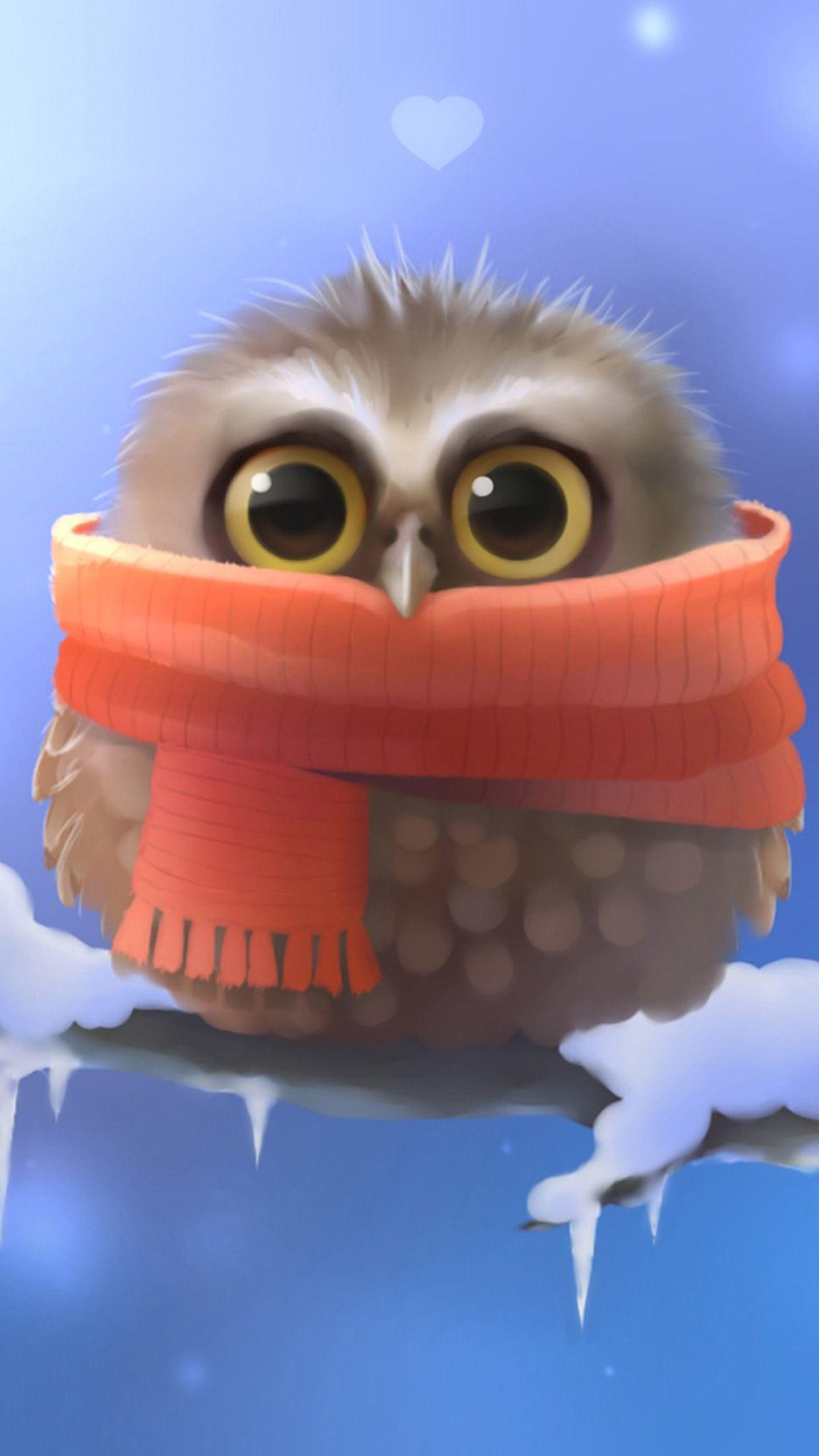 Cute Winter Owl Wallpapers - Top Free Cute Winter Owl Backgrounds