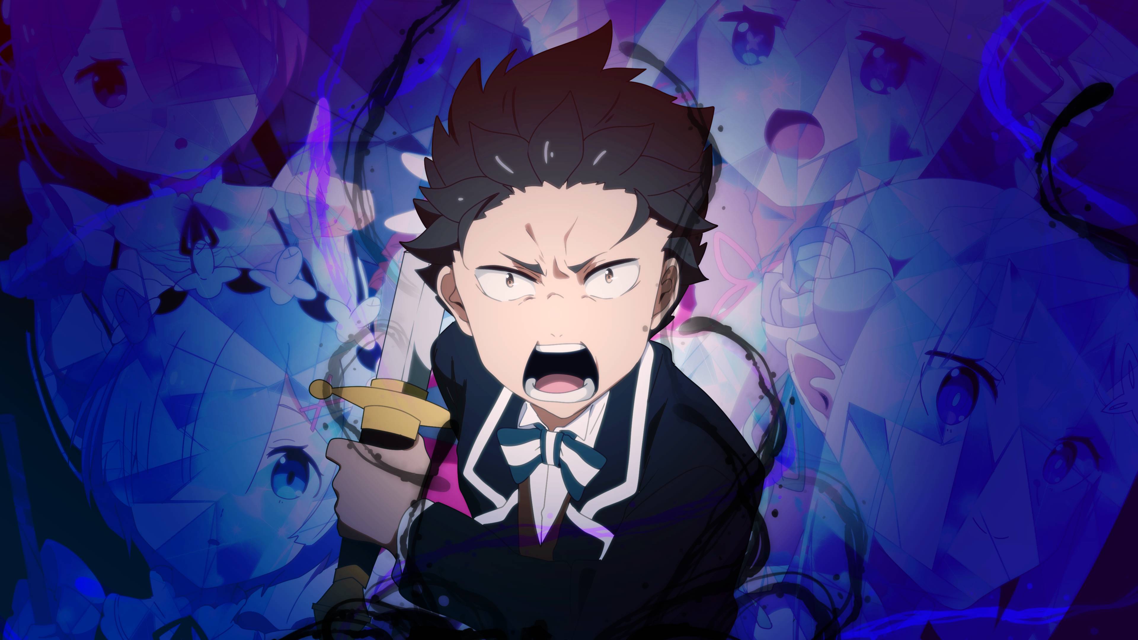 3840x2160 Subaru Natsuki 4K Re:ZERO -Starting Life In Another World Wallpaper, HD Anime 4K Wallpaper, Image and Background