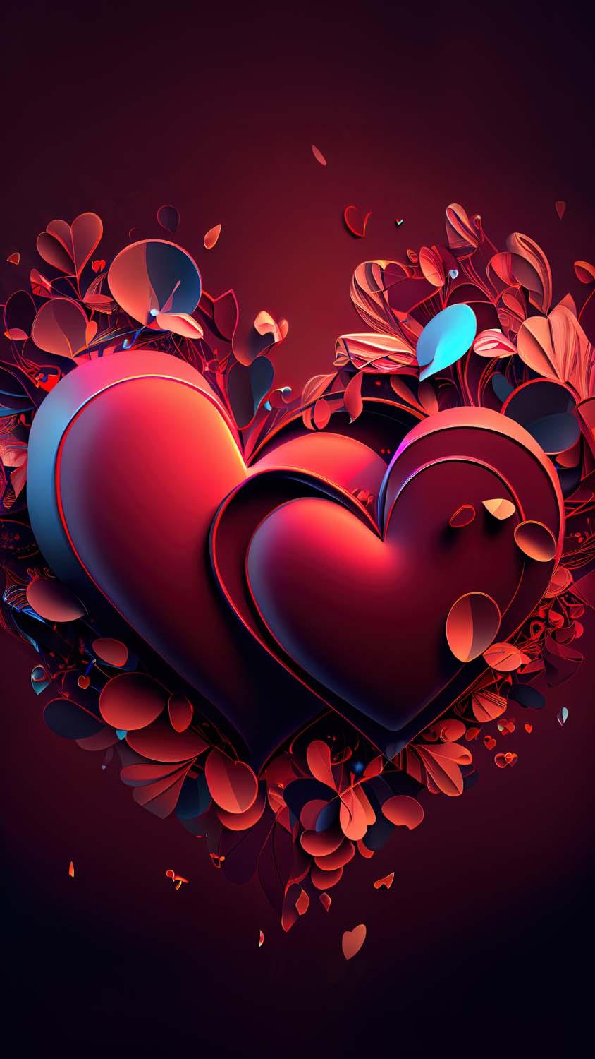 Love Heart iPhone Wallpapers Top Free Love Heart iPhone Backgrounds