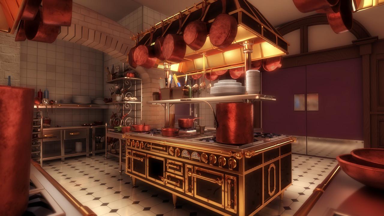 1280x720 Making of Ratatouille Kitchen Architectural Visualization & Rendering Blog