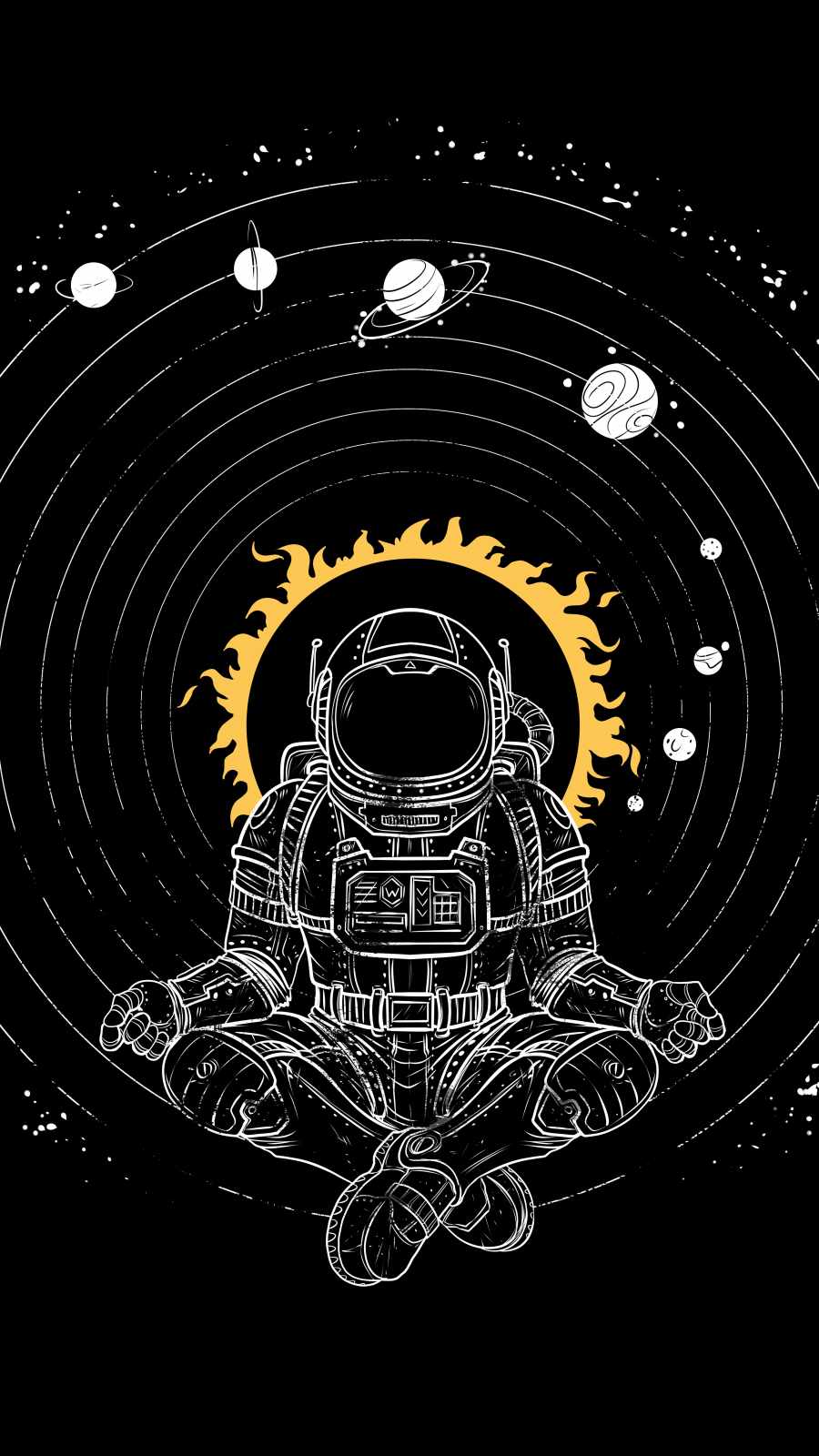 900x1600 Space Meditation IPhone Wallpaper Wallpaper : iPhone Wallpaper