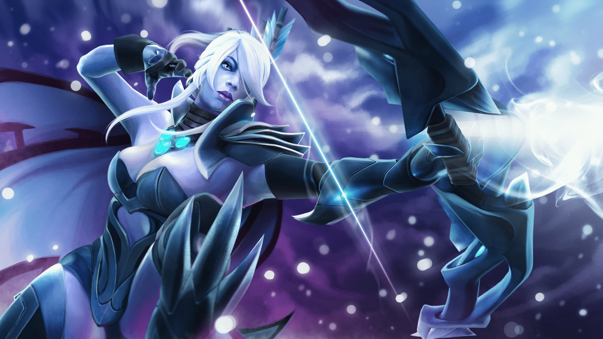 1920x1080 anime, Dota Drow Ranger, Loading screen, Traxxas, screenshot, mecha, computer Gallery HD Wallpaper