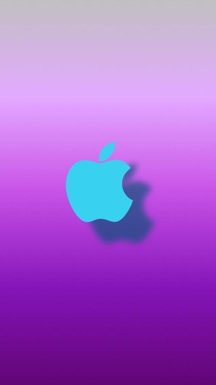Purple Apple Logo Wallpapers - Top Free Purple Apple Logo Backgrounds ...