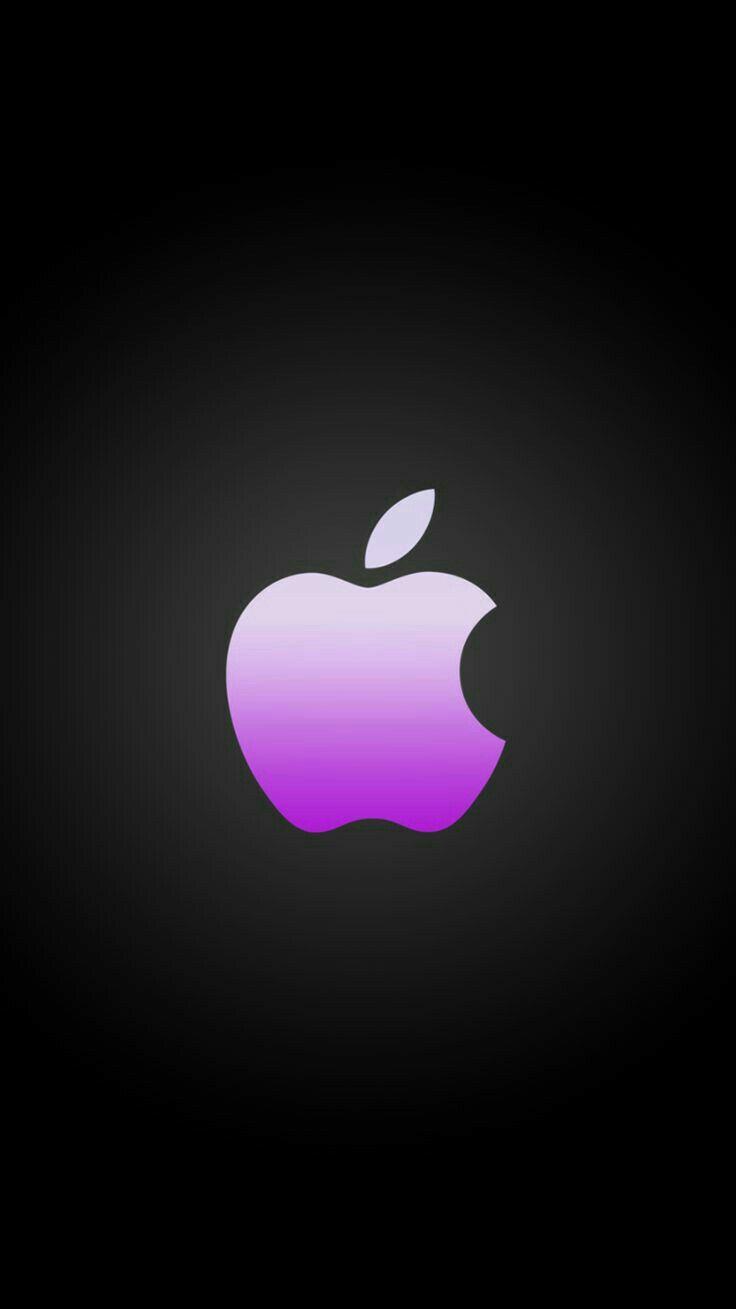 Purple Apple Logo Wallpapers - Top Free Purple Apple Logo Backgrounds ...