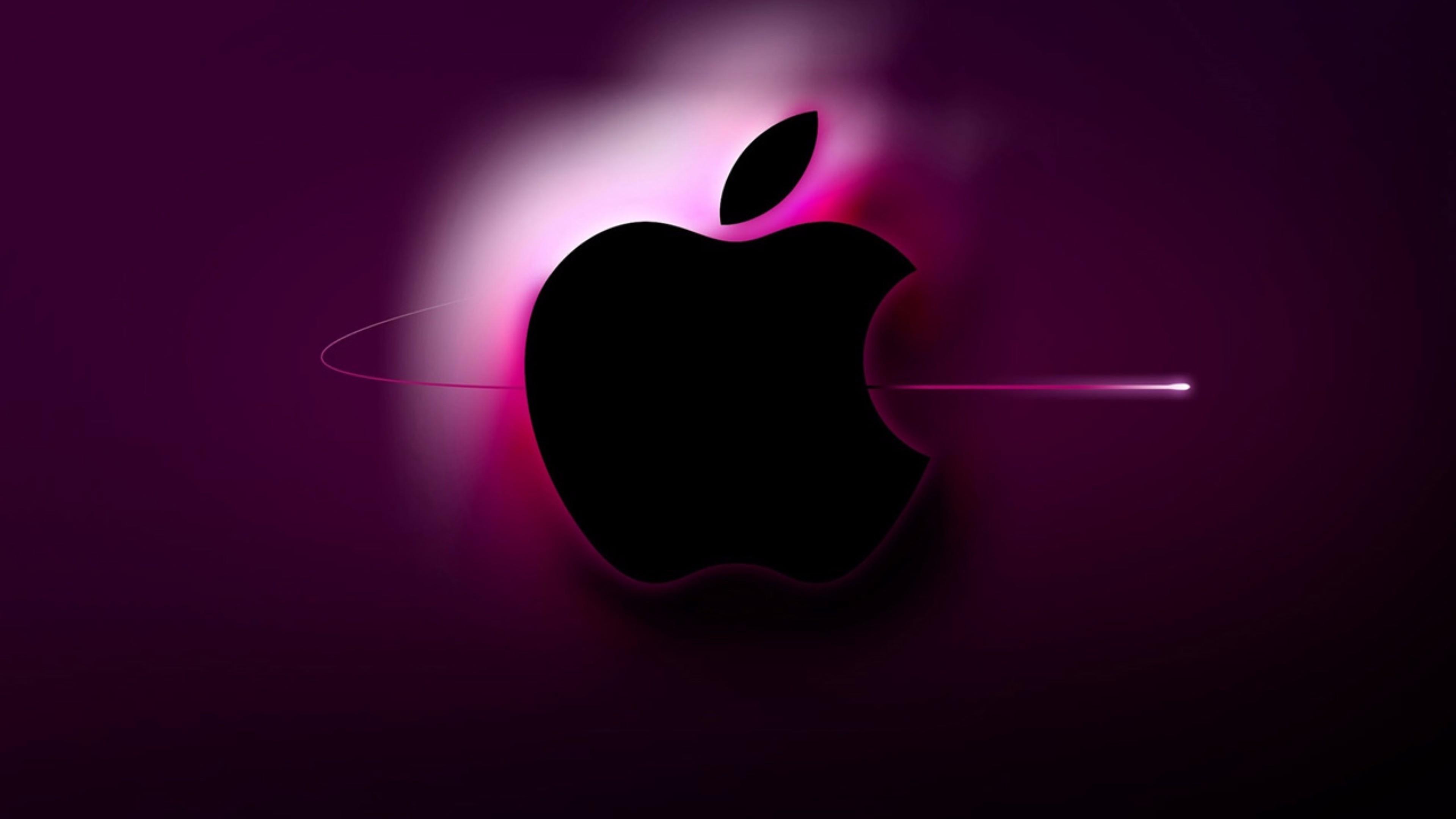 3840x2160 Free download Purple Apple Logo 4K Wallpaper Free 4K Wallpaper [3840x2160] for your Desktop, Mobile & Tablet. Explore Purple Apple Wallpaper. Apple Background, Background Purple, Purple Background